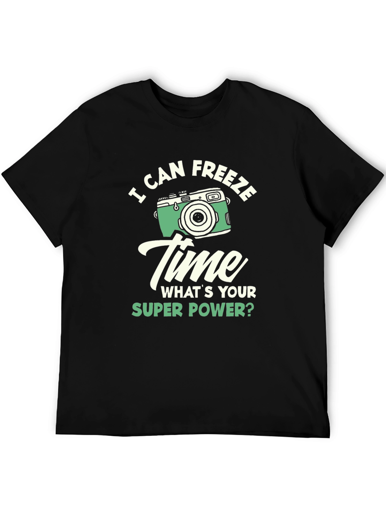 Freeze Time Camera Graphic Tee - Superpower T-Shirt