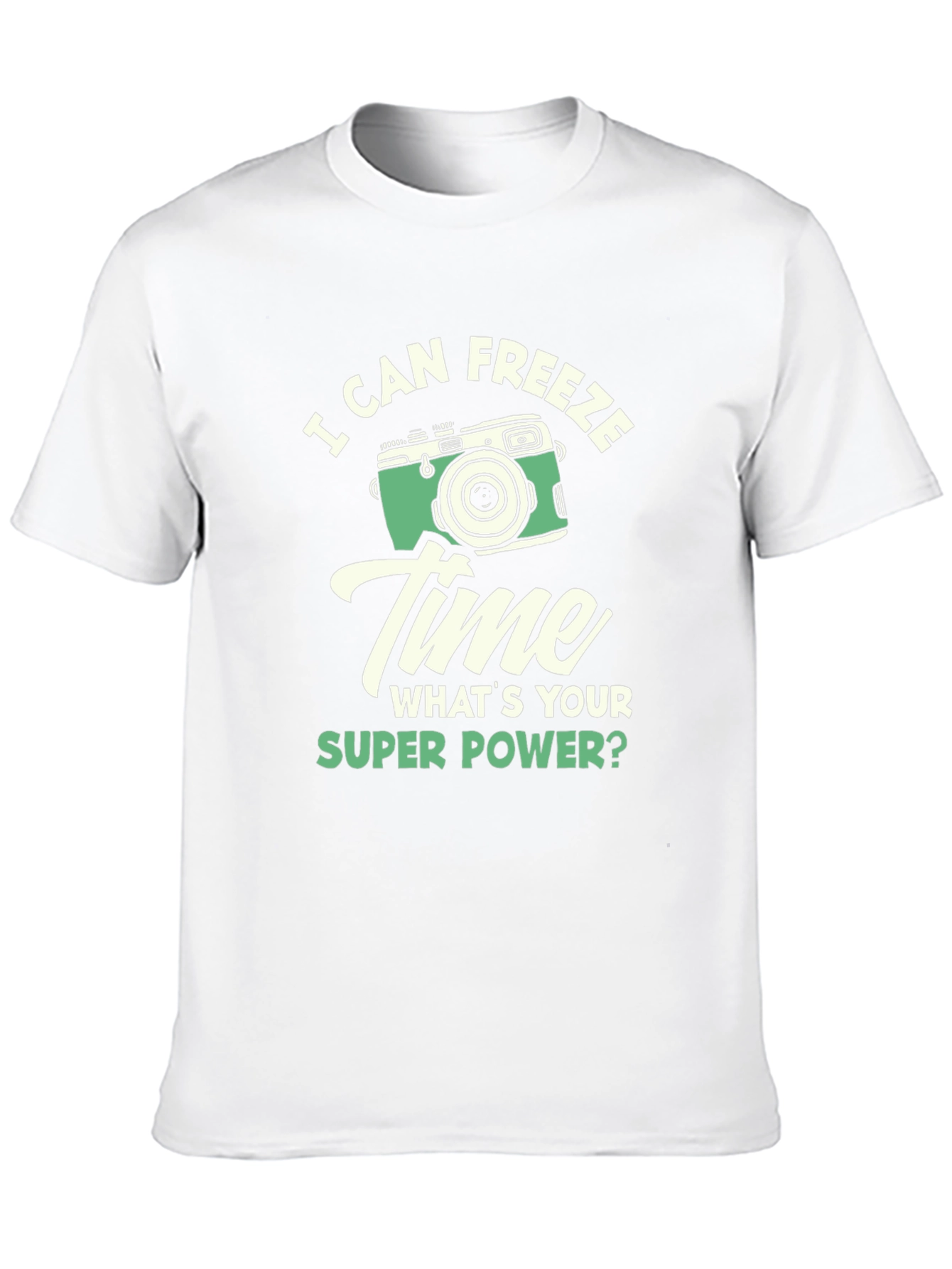 Freeze Time Camera Graphic Tee - Superpower T-Shirt