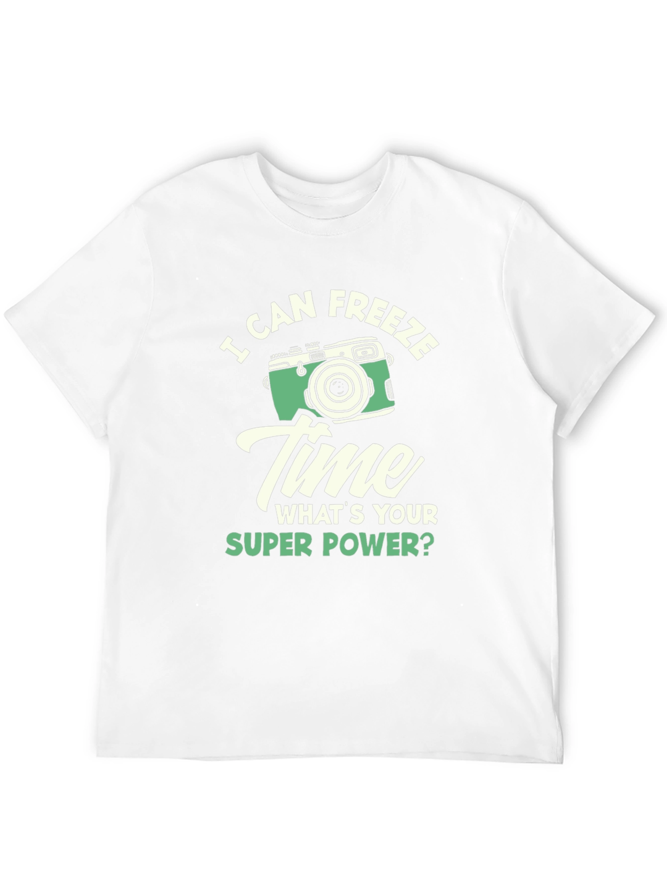 Freeze Time Camera Graphic Tee - Superpower T-Shirt