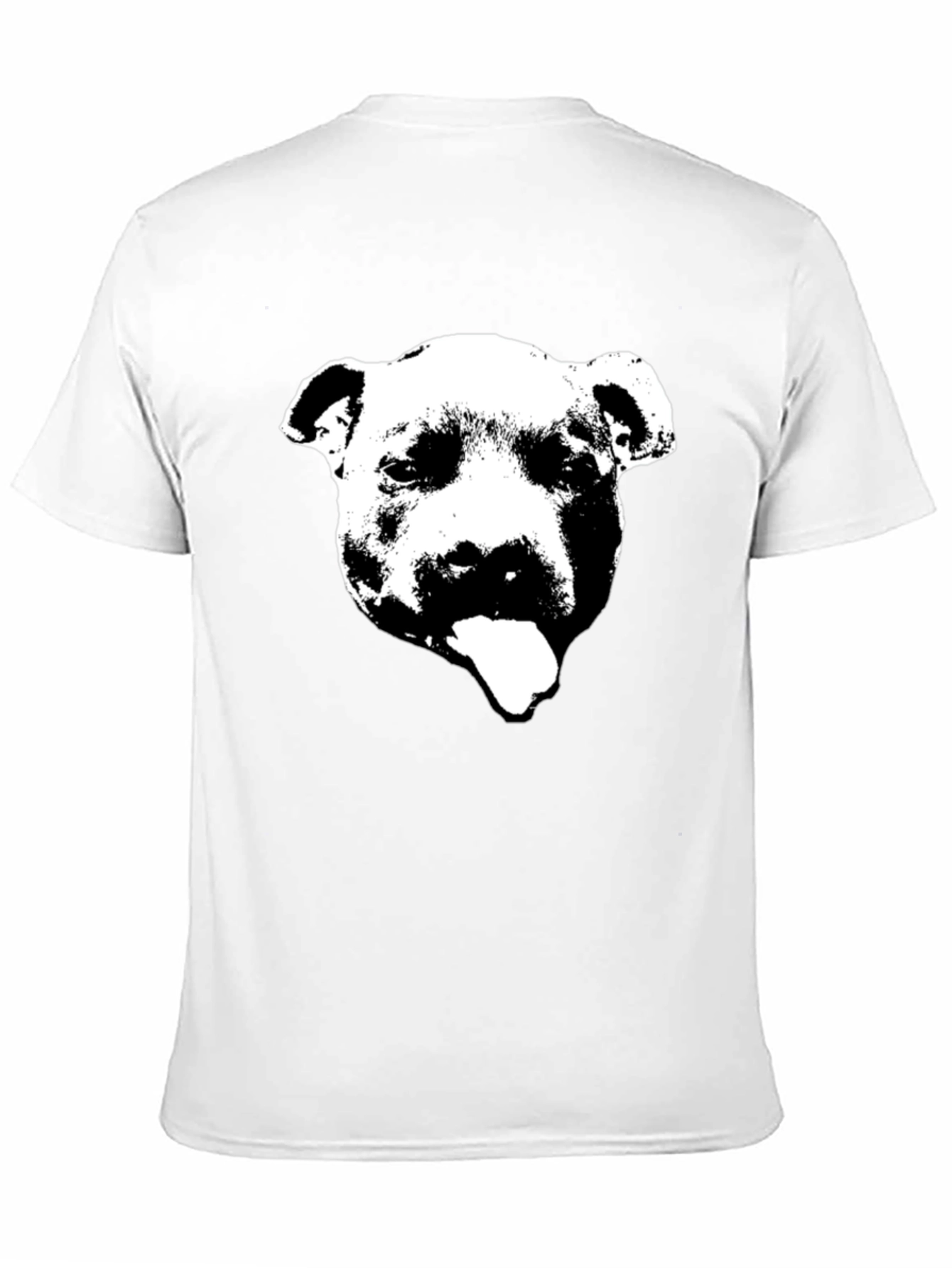 Black Pitbull Graphic T-Shirt - Crew Neck