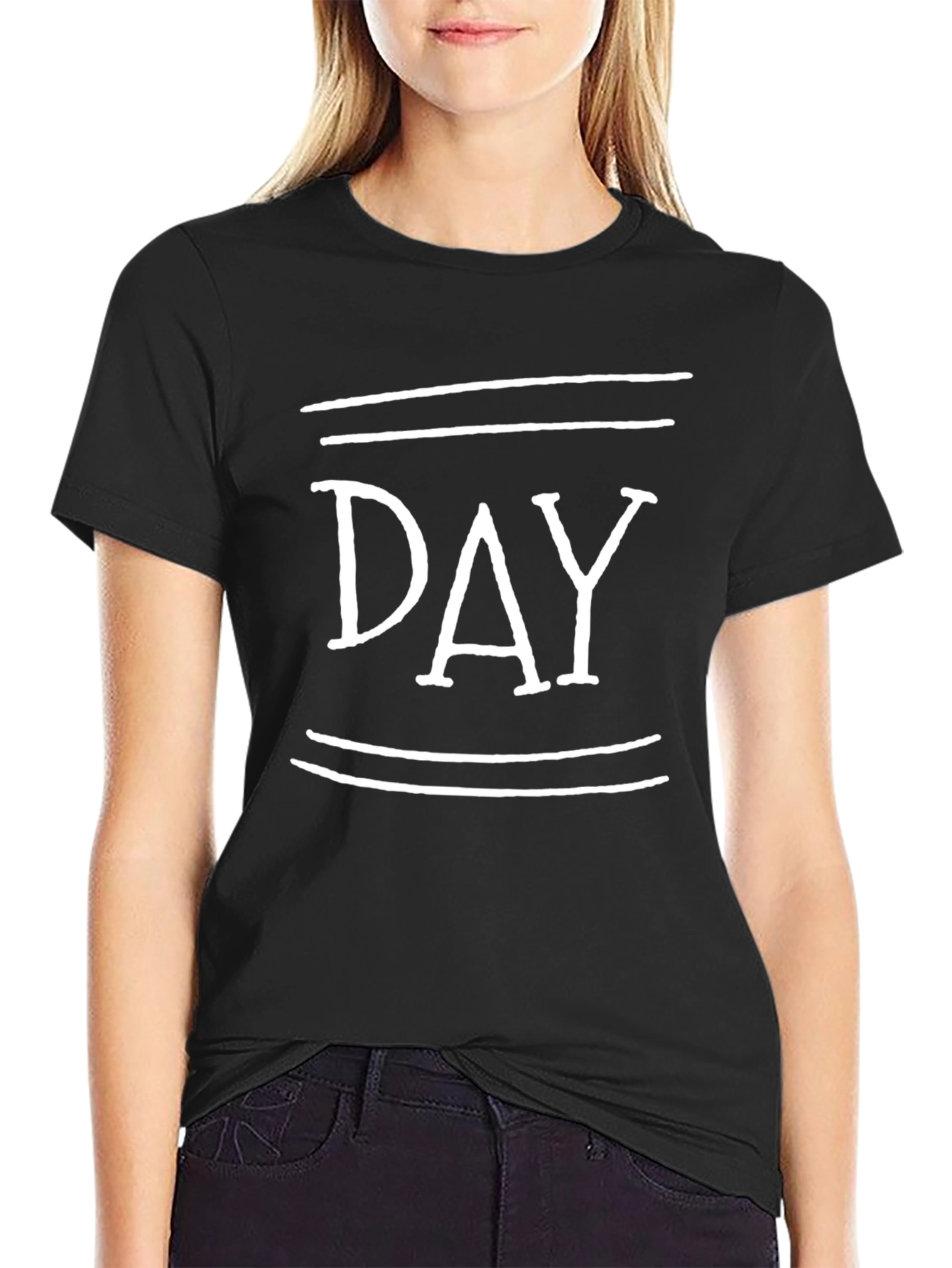 Day Graphic Tee - Mens Black T-Shirt