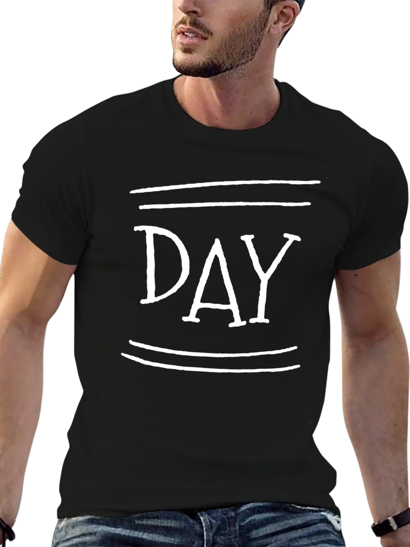 Day Graphic Tee - Mens Black T-Shirt