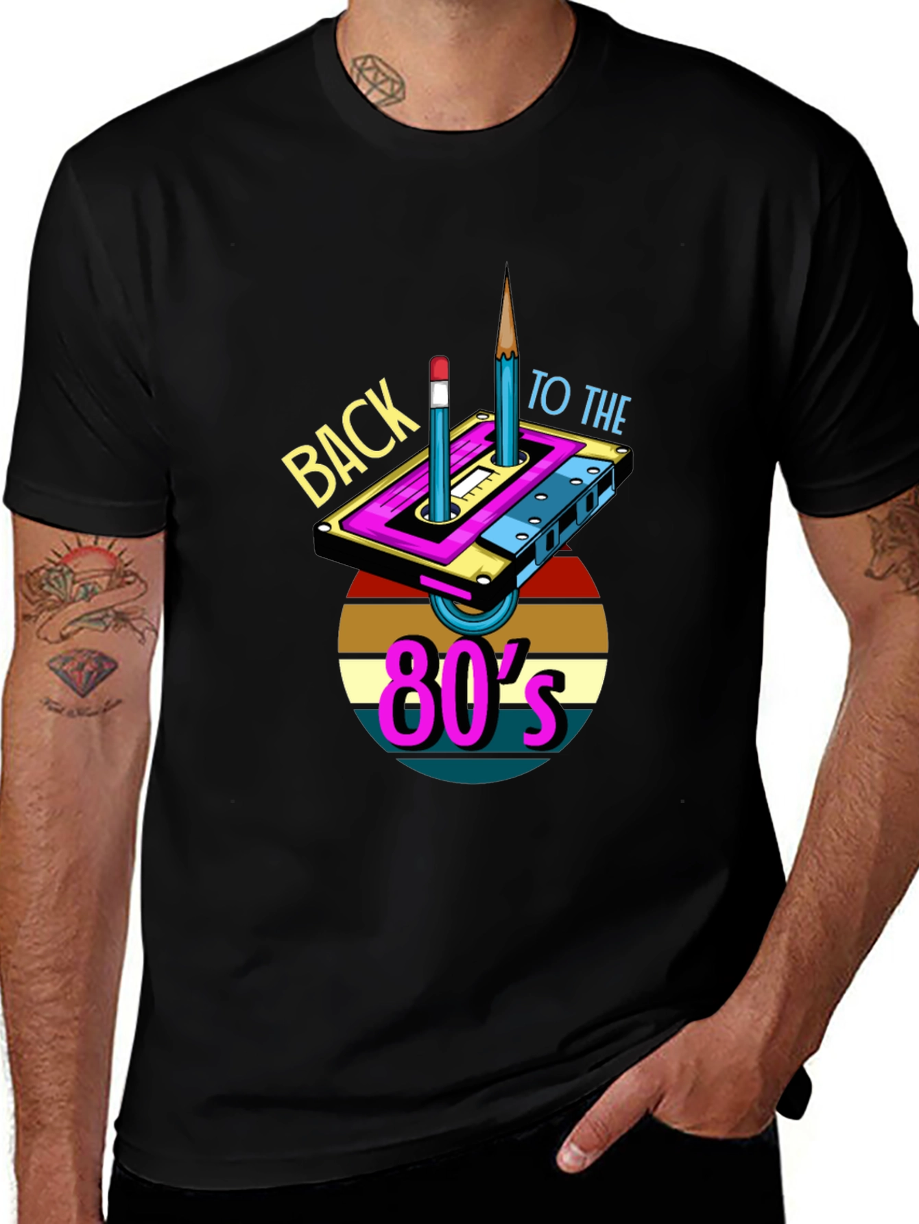 Retro 80s Cassette Tape T-Shirt