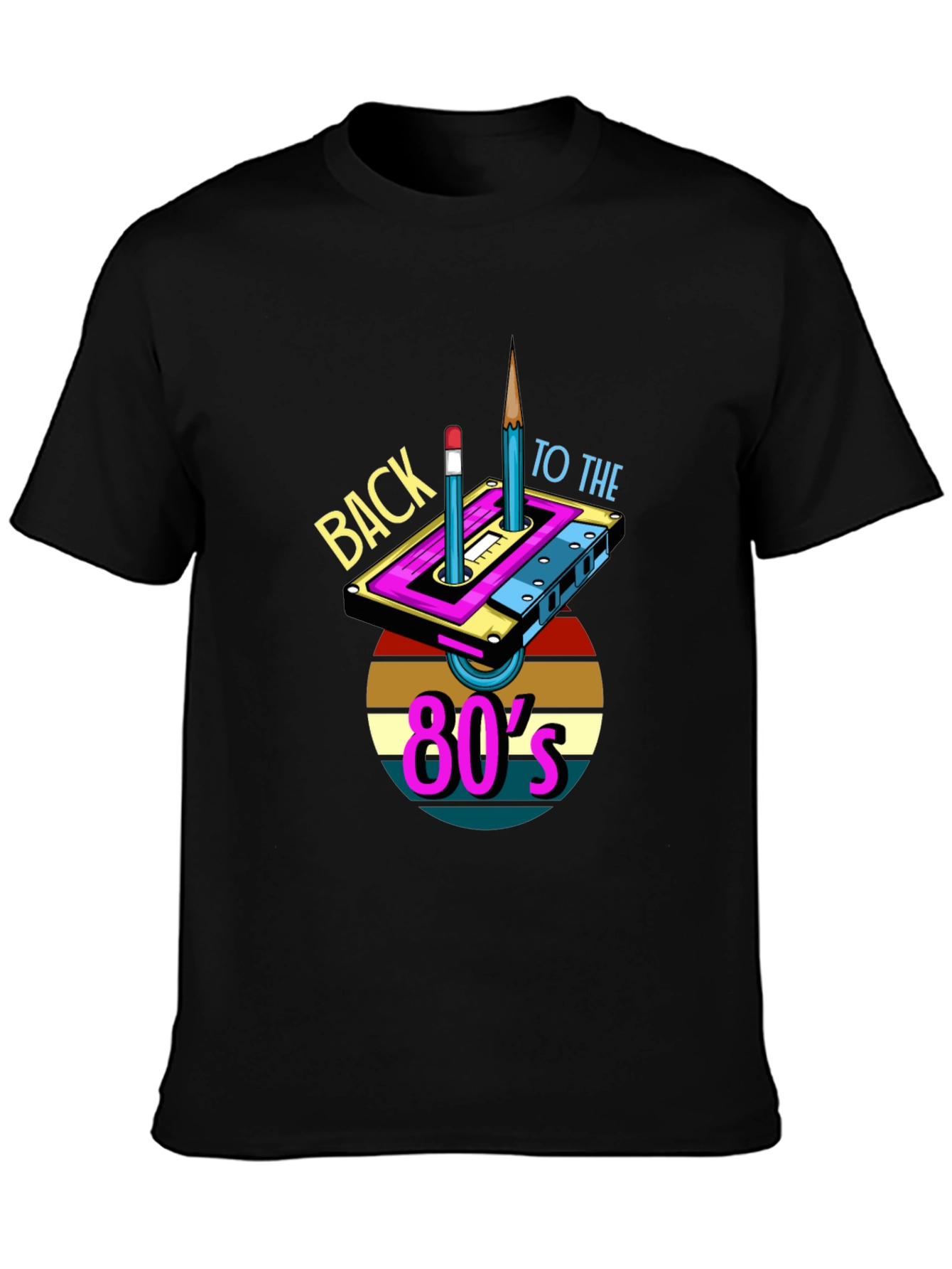 Retro 80s Cassette Tape T-Shirt