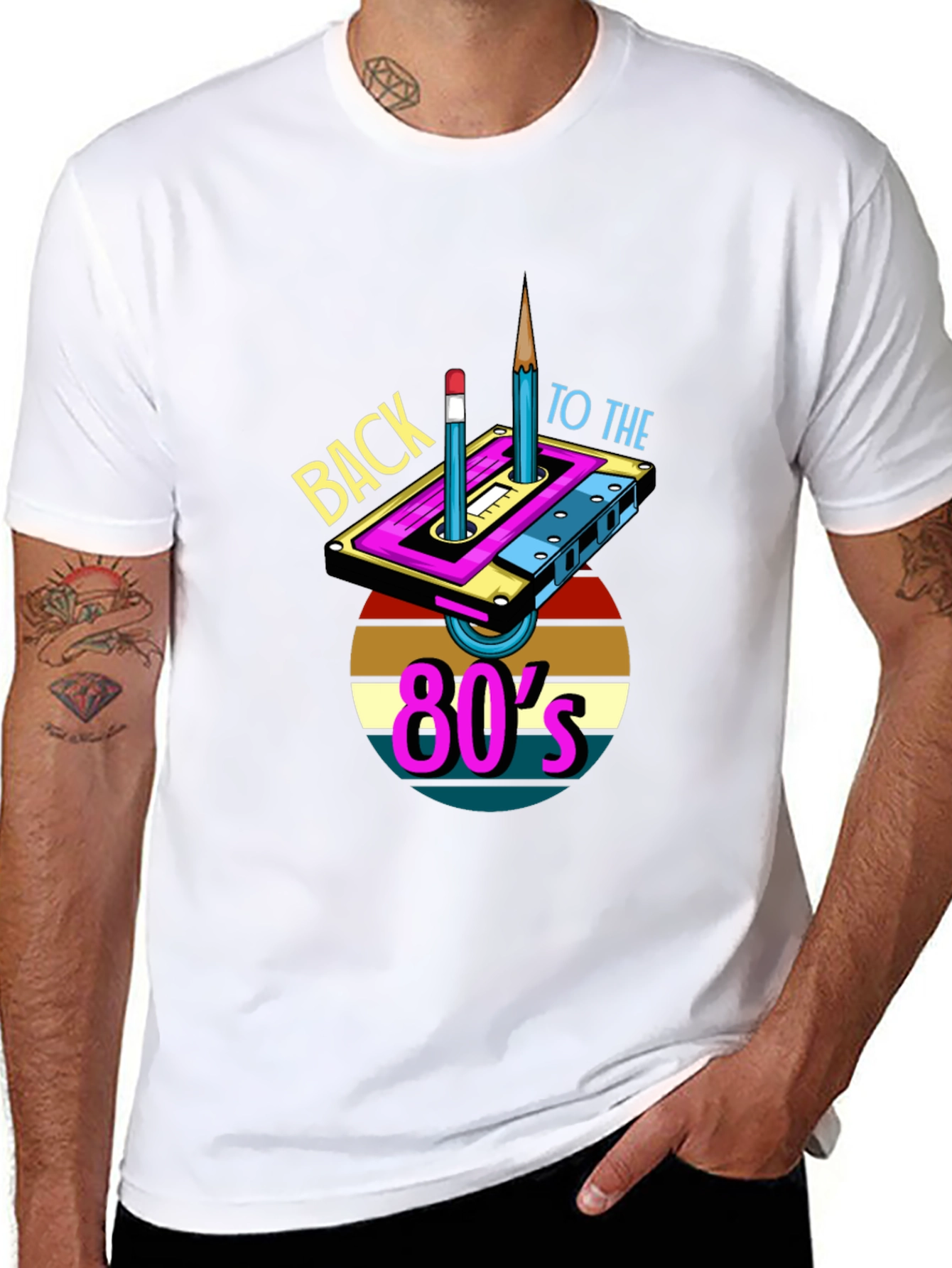 Retro 80s Cassette Tape T-Shirt