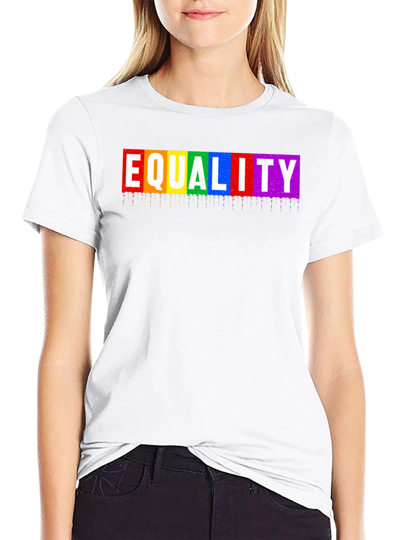 Equality Rainbow Graphic T-Shirt - Pride Month Apparel