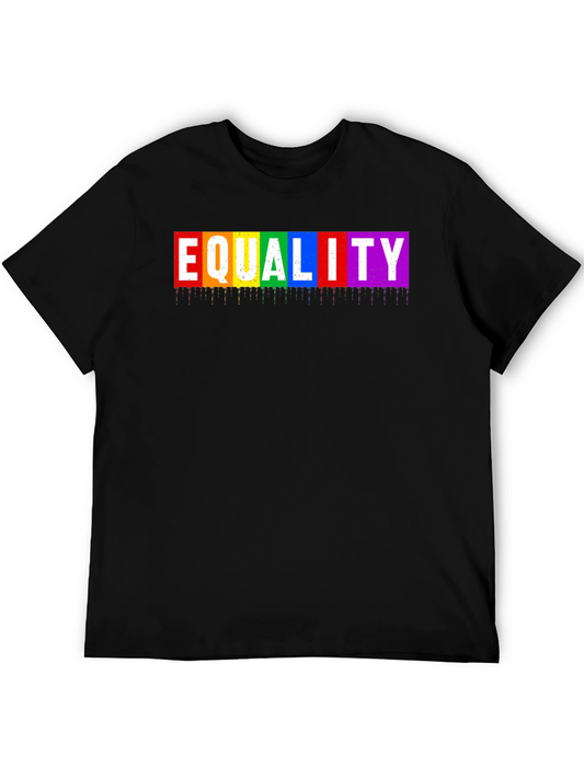 Equality Rainbow Graphic T-Shirt - Pride Month Apparel