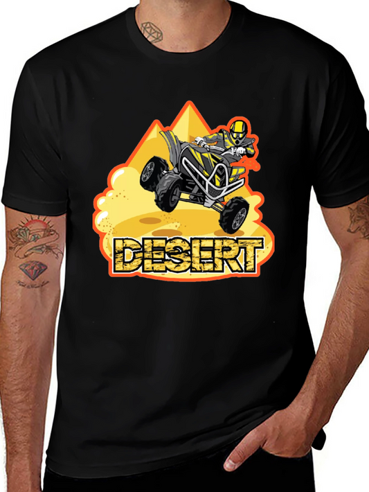 Desert ATV Rider T-Shirt | Off-Road ATV Graphic Tee | Adventure Rider Shirt | Gift for ATV Lovers | Free Shipping $50+