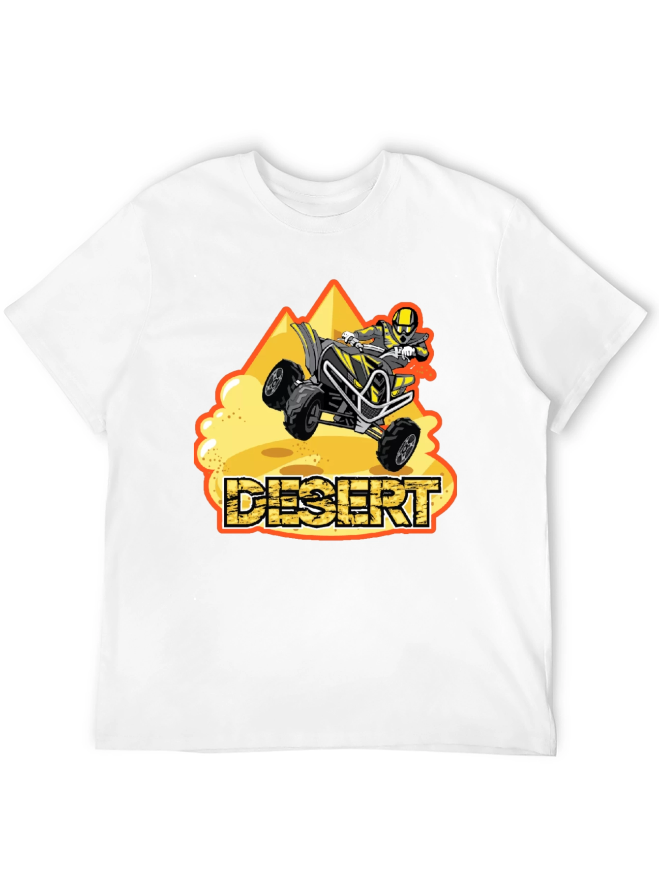 Desert ATV Rider T-Shirt | Off-Road ATV Graphic Tee | Adventure Rider Shirt | Gift for ATV Lovers | Free Shipping $50+