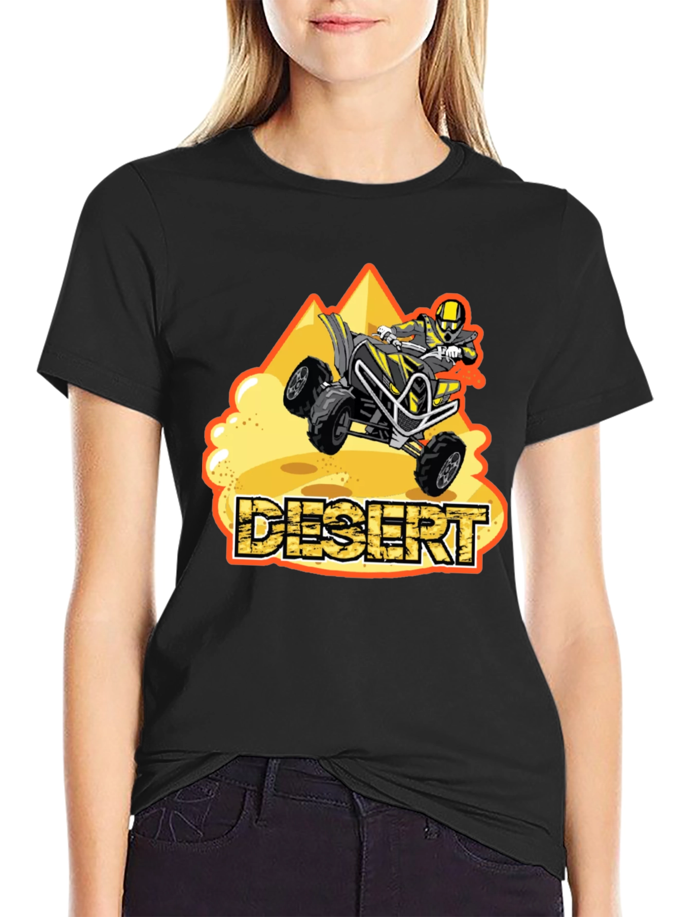 Desert ATV Rider T-Shirt | Off-Road ATV Graphic Tee | Adventure Rider Shirt | Gift for ATV Lovers | Free Shipping $50+