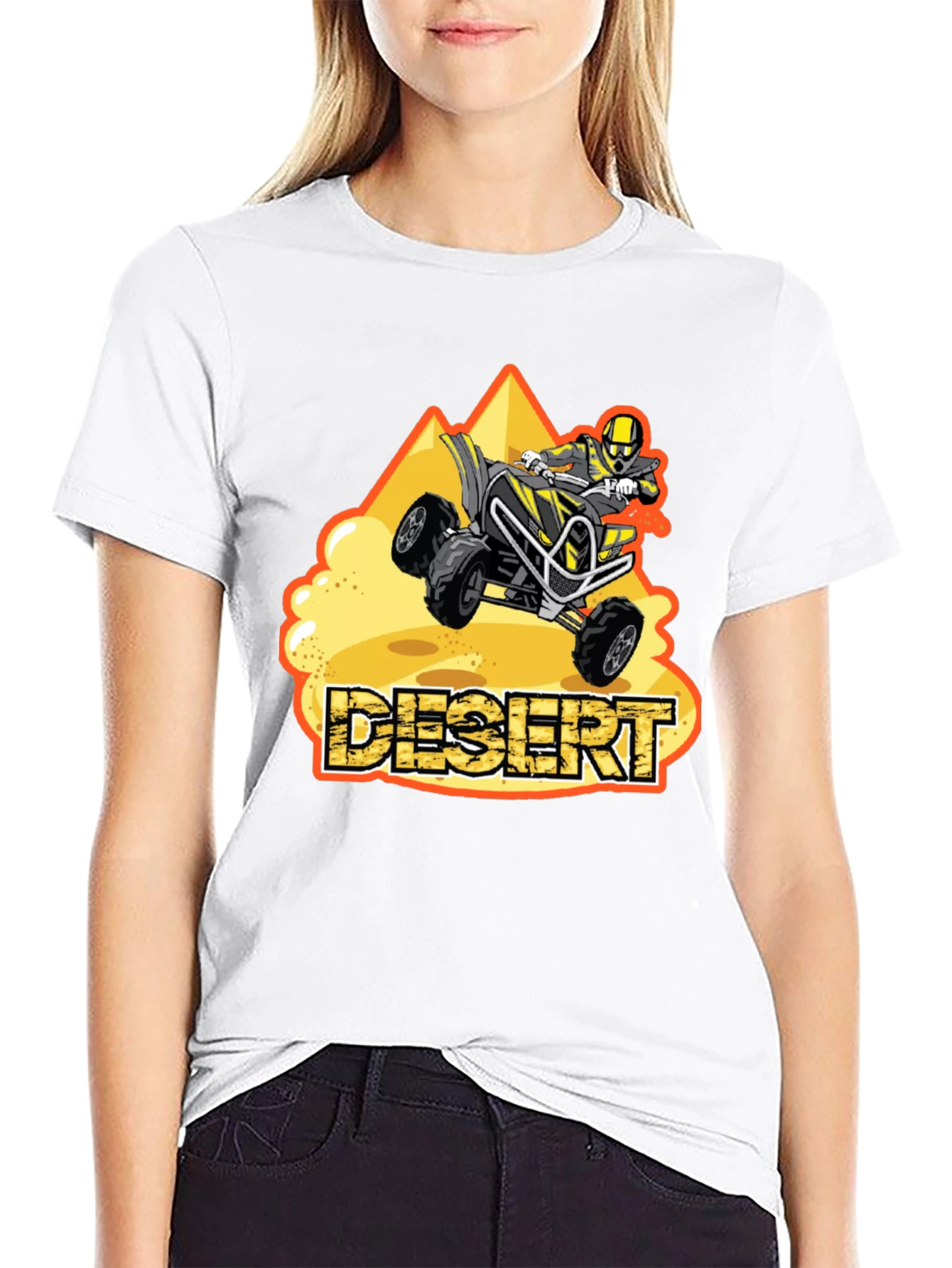 Desert ATV Rider T-Shirt | Off-Road ATV Graphic Tee | Adventure Rider Shirt | Gift for ATV Lovers | Free Shipping $50+