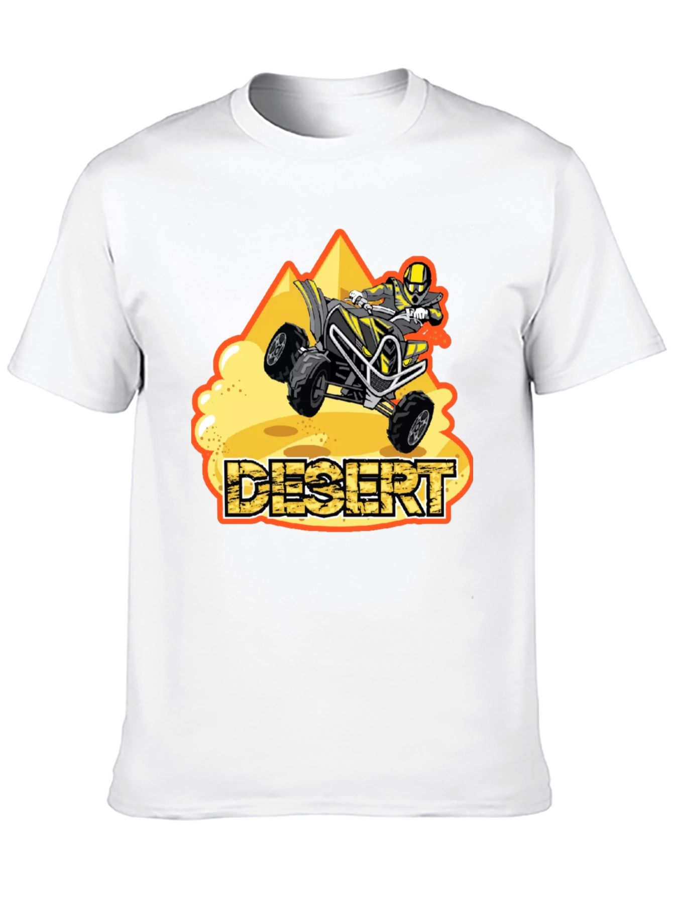 Desert ATV Rider T-Shirt | Off-Road ATV Graphic Tee | Adventure Rider Shirt | Gift for ATV Lovers | Free Shipping $50+