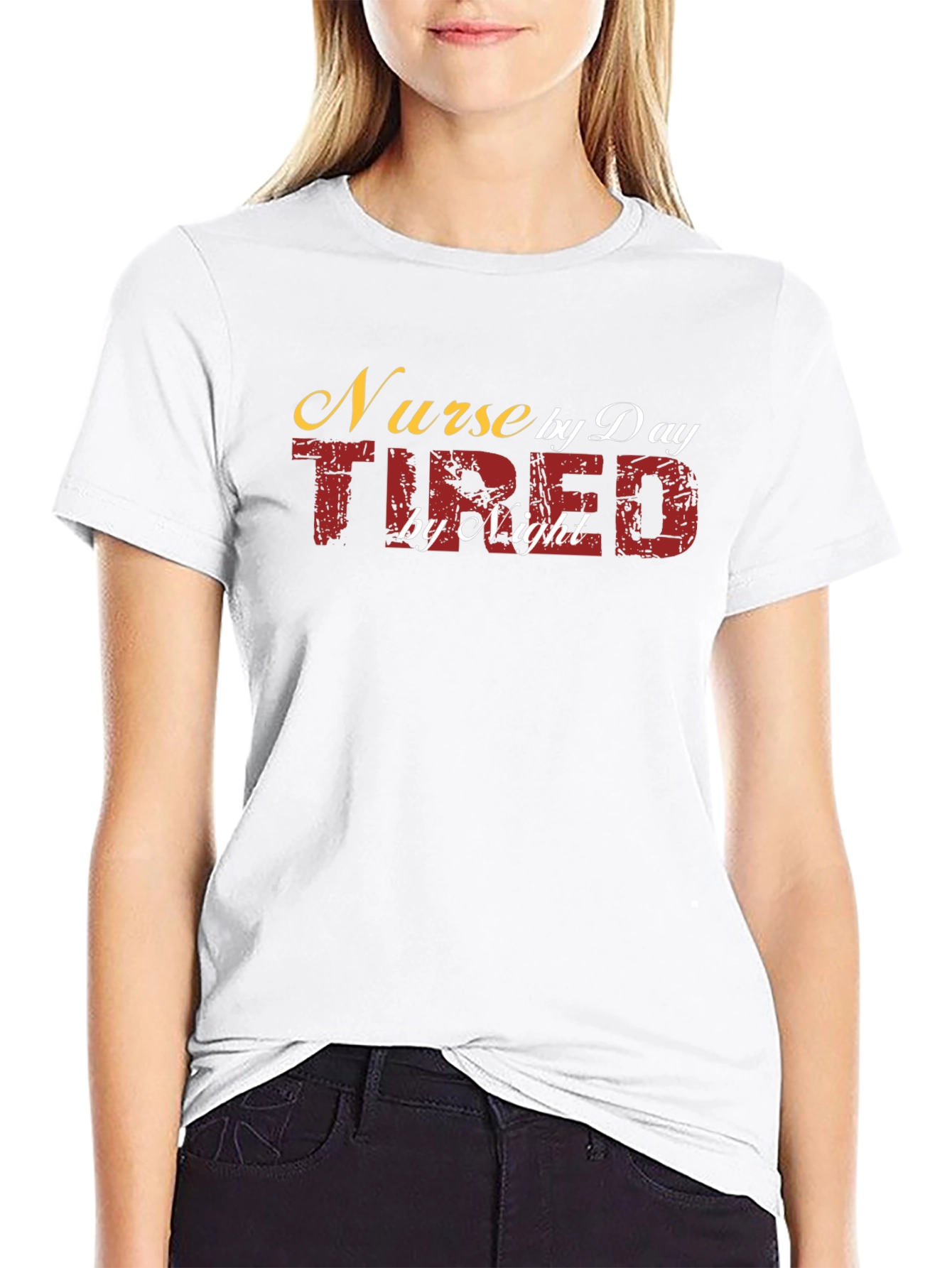 Nurse by Day Tired by Night T-Shirt