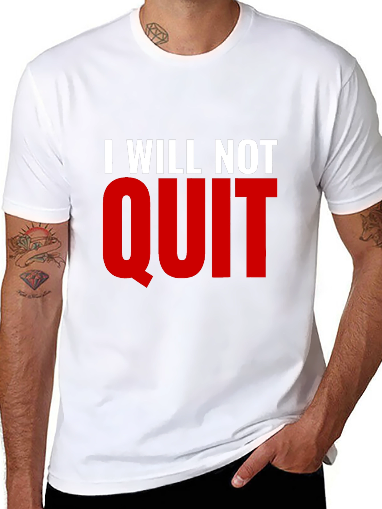 I Will Not Quit Graphic T-Shirt
