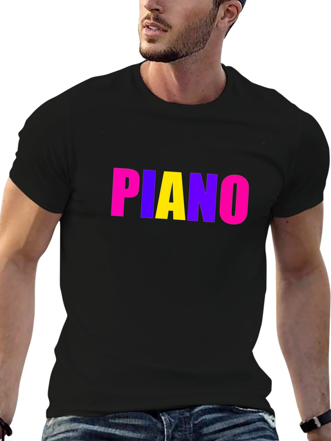 Fun Piano Graphic T-Shirt