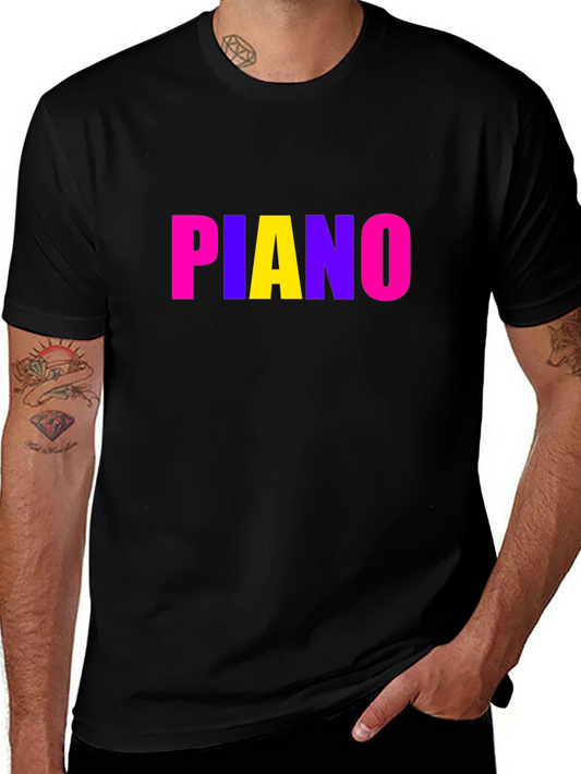Fun Piano Graphic T-Shirt