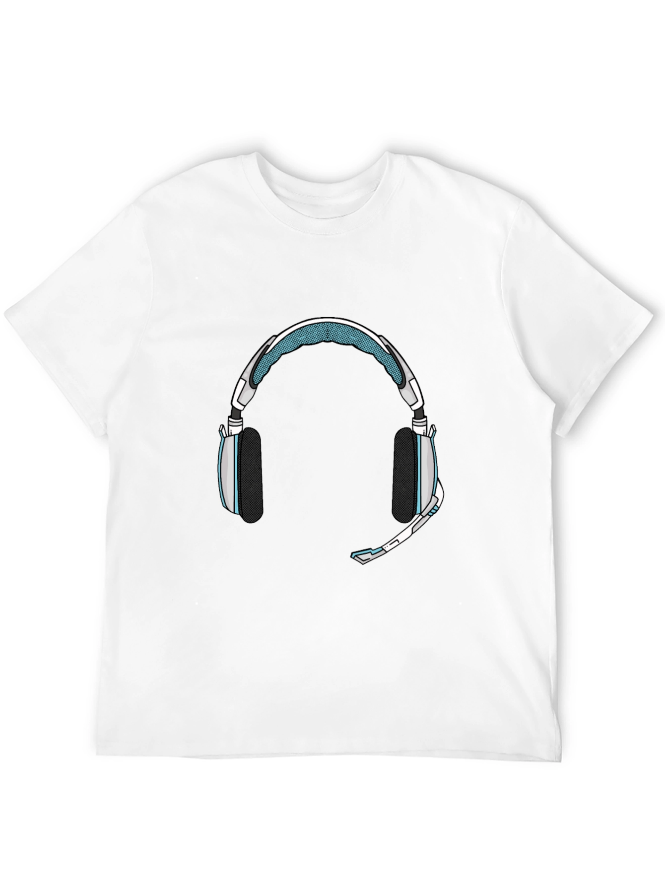 Gaming Headset Graphic Tee - Black