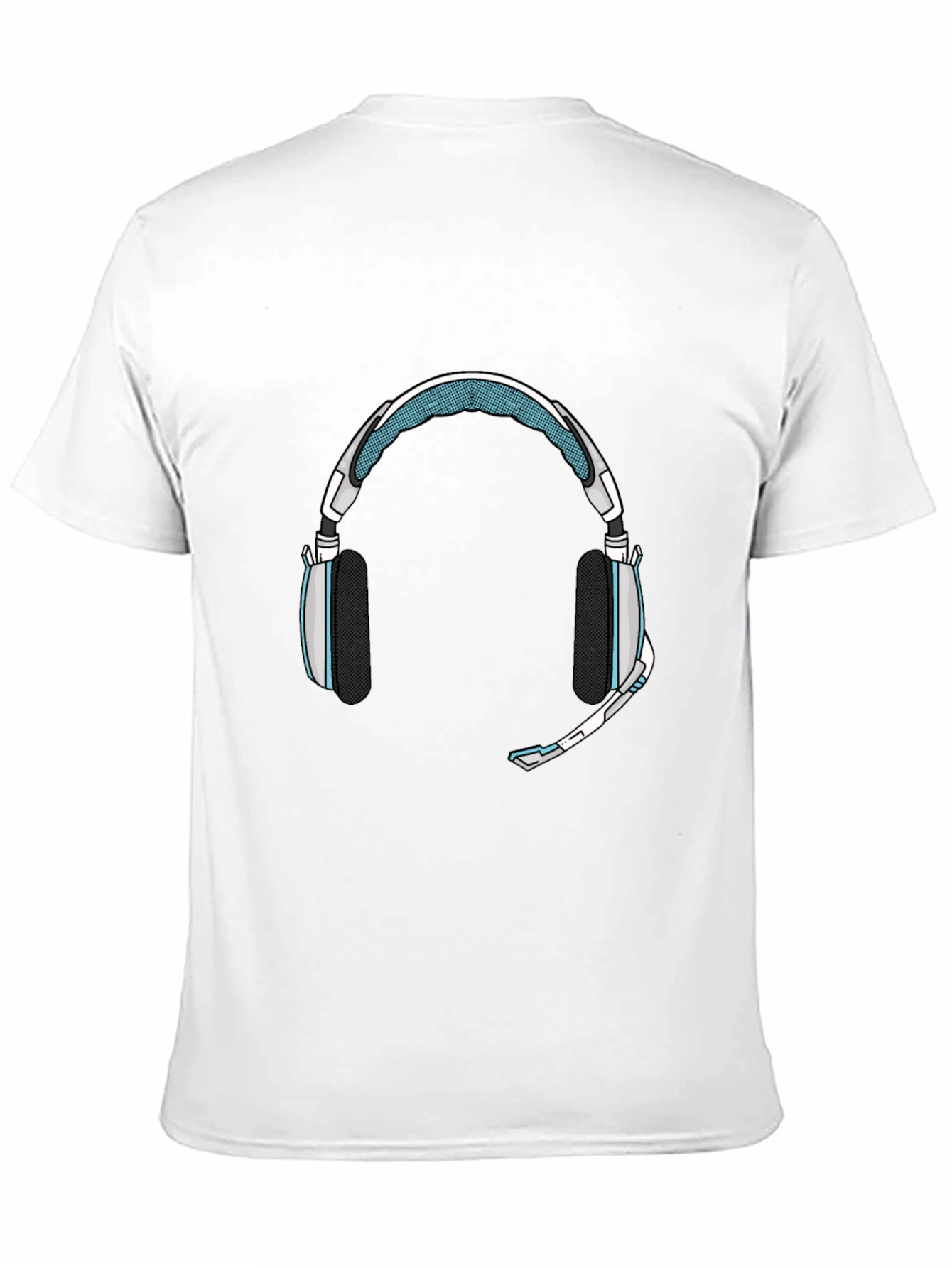 Gaming Headset Graphic Tee - Black
