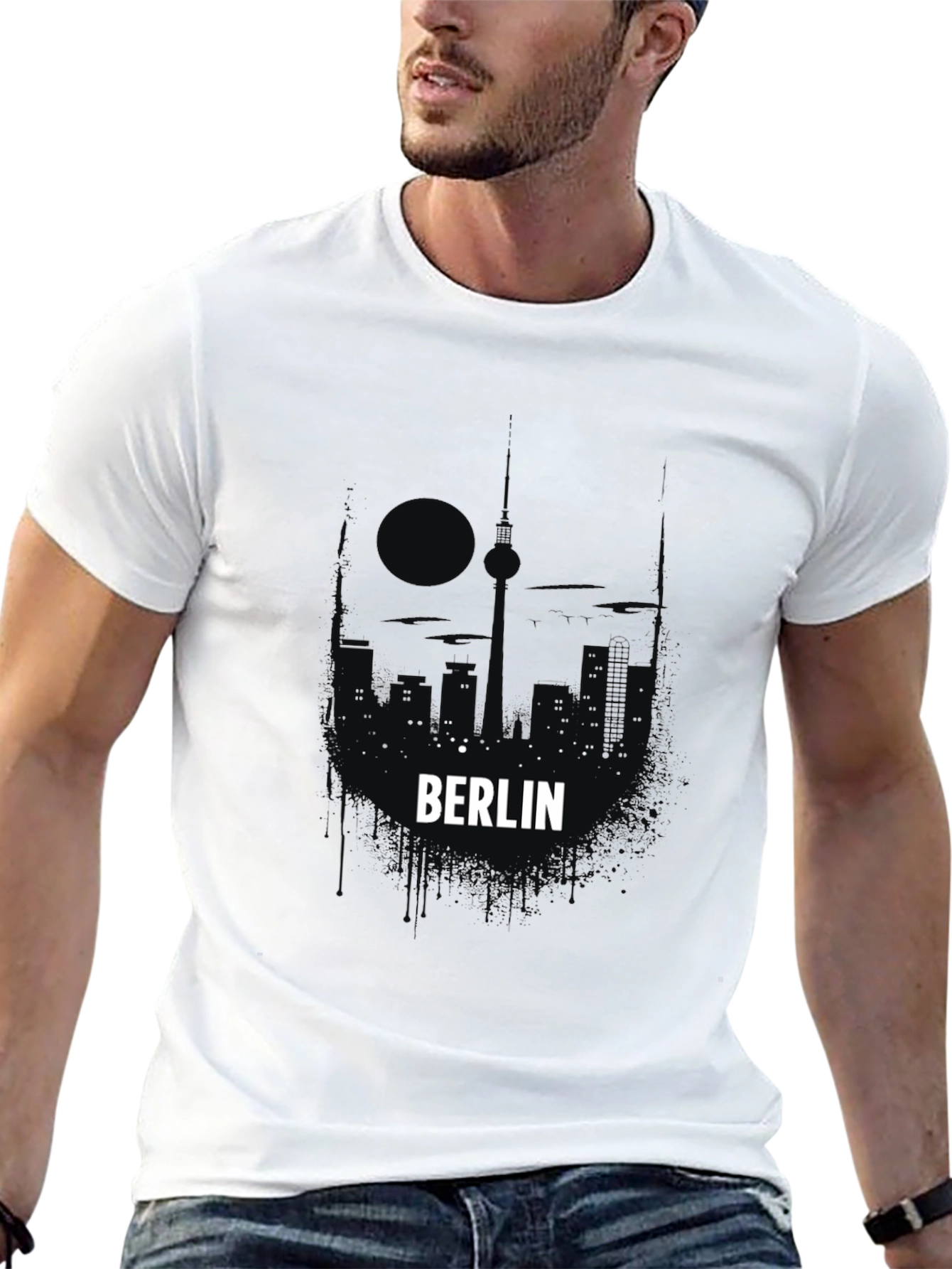 Berlin Skyline T-Shirt - Cityscape Tee