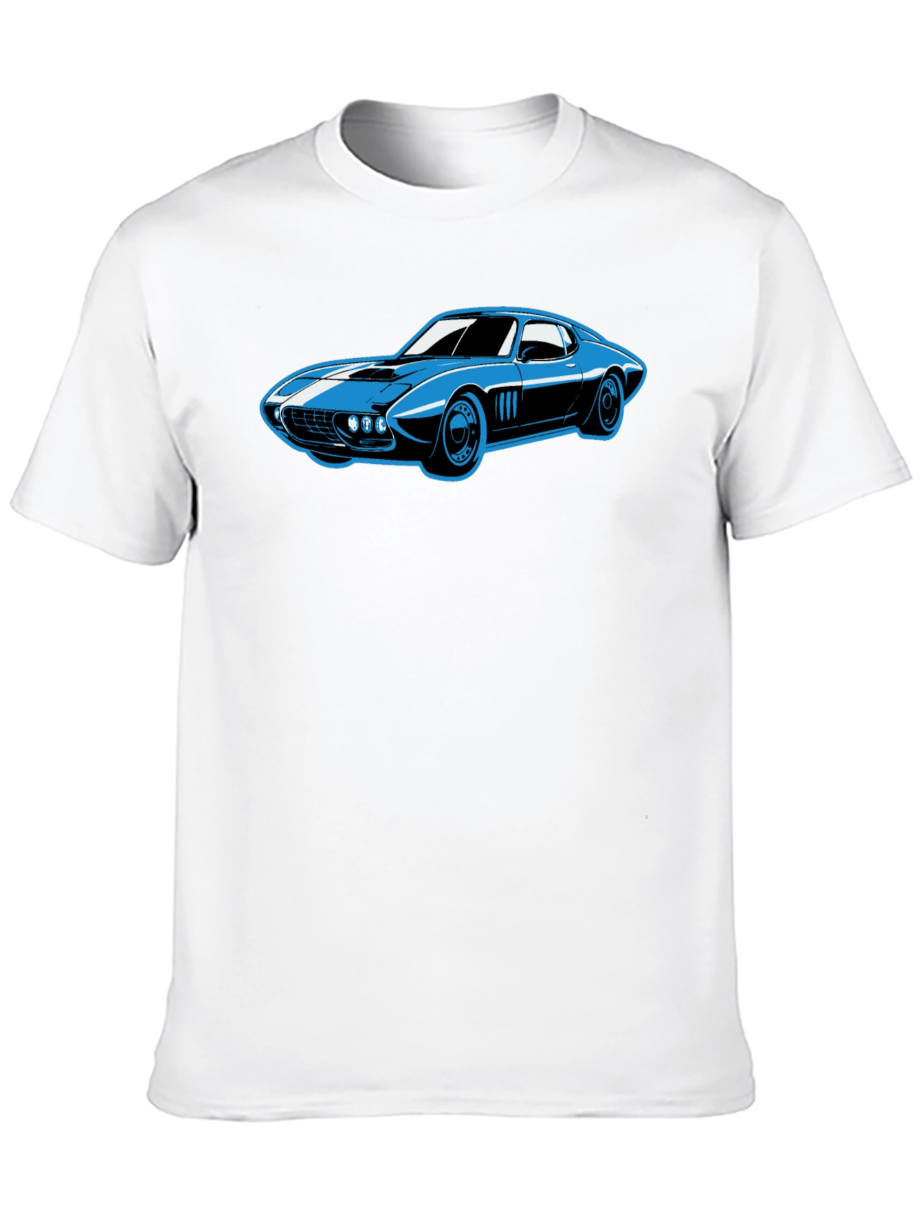 Cool Car Graphic Tee - Black T-Shirt