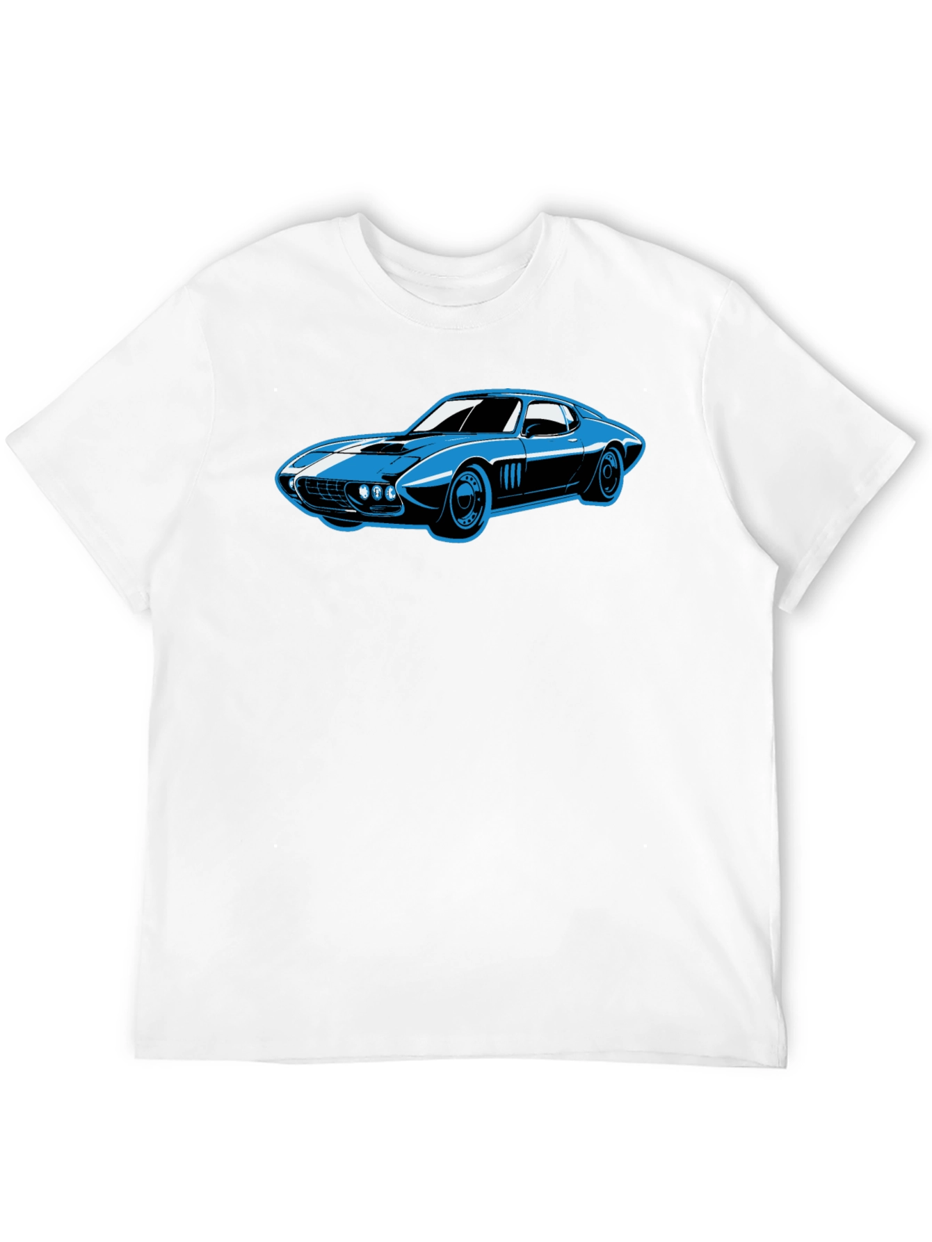 Cool Car Graphic Tee - Black T-Shirt