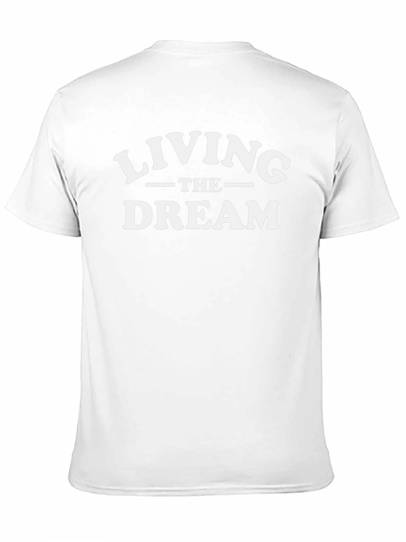 Living The Dream Black Graphic Tee Shirt