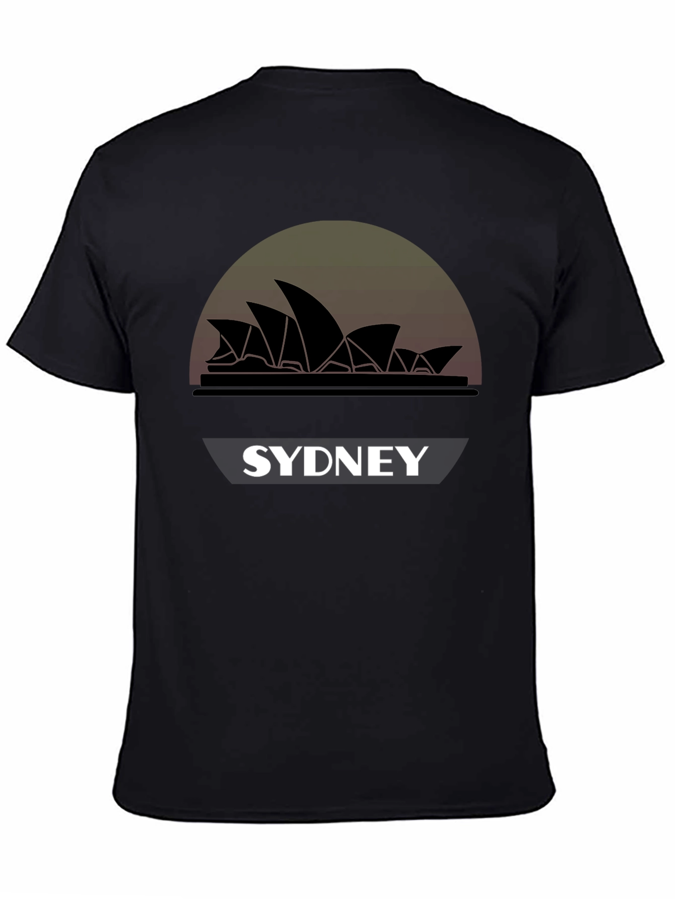 Sydney Opera House Graphic Black T-Shirt