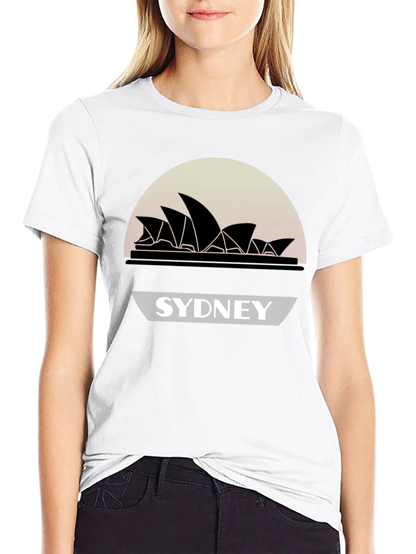 Sydney Opera House Graphic Black T-Shirt