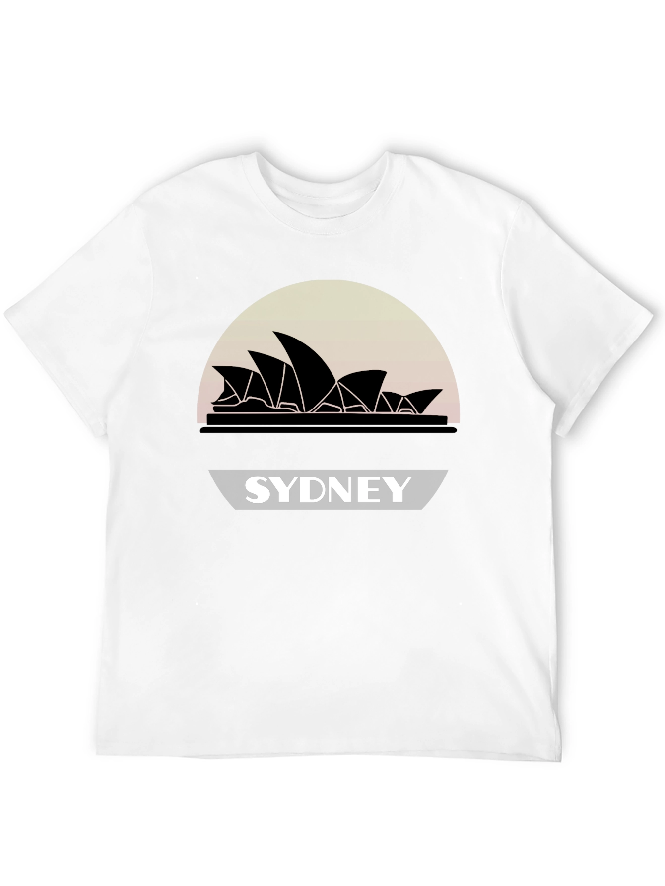 Sydney Opera House Graphic Black T-Shirt