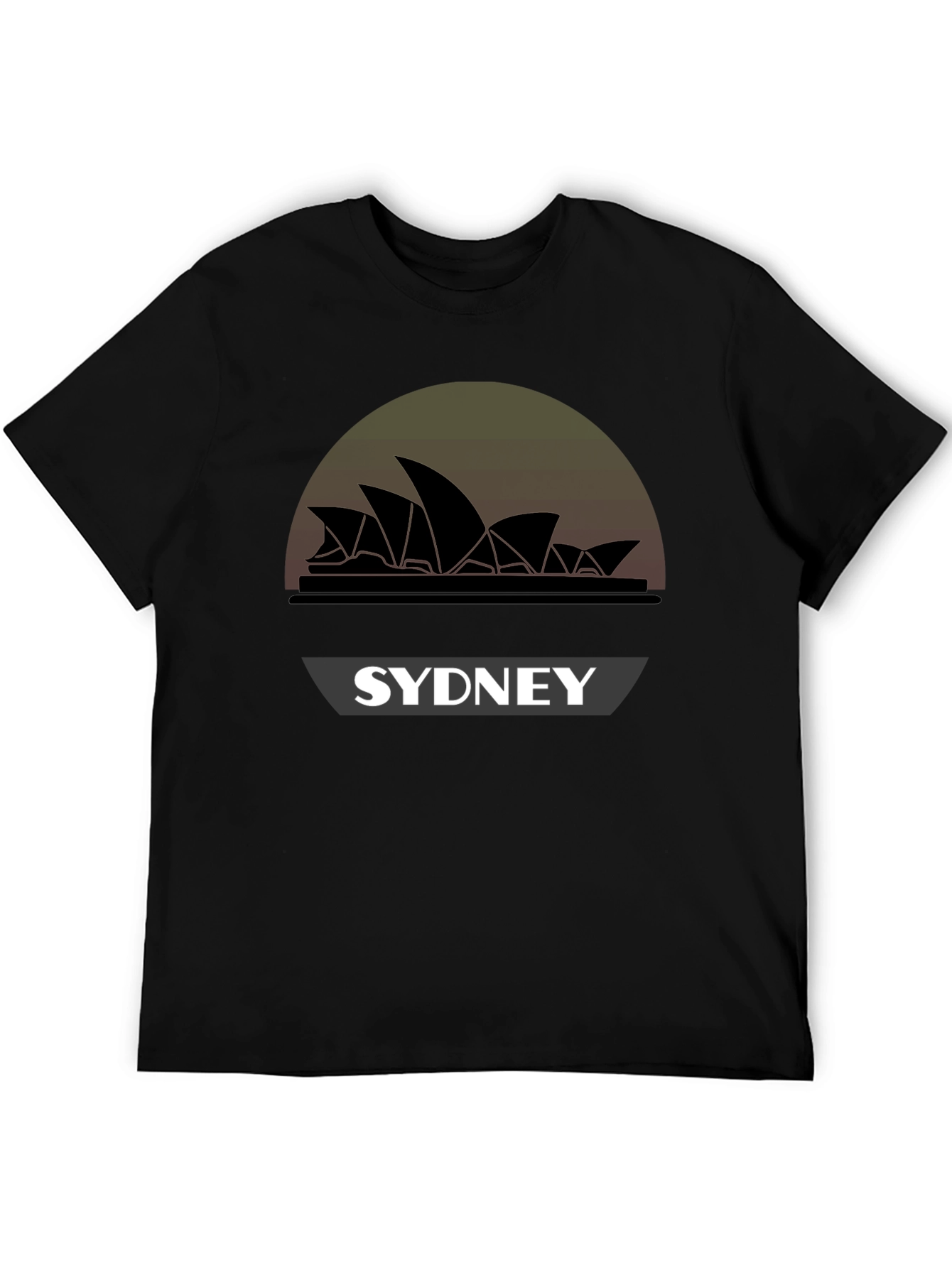 Sydney Opera House Graphic Black T-Shirt
