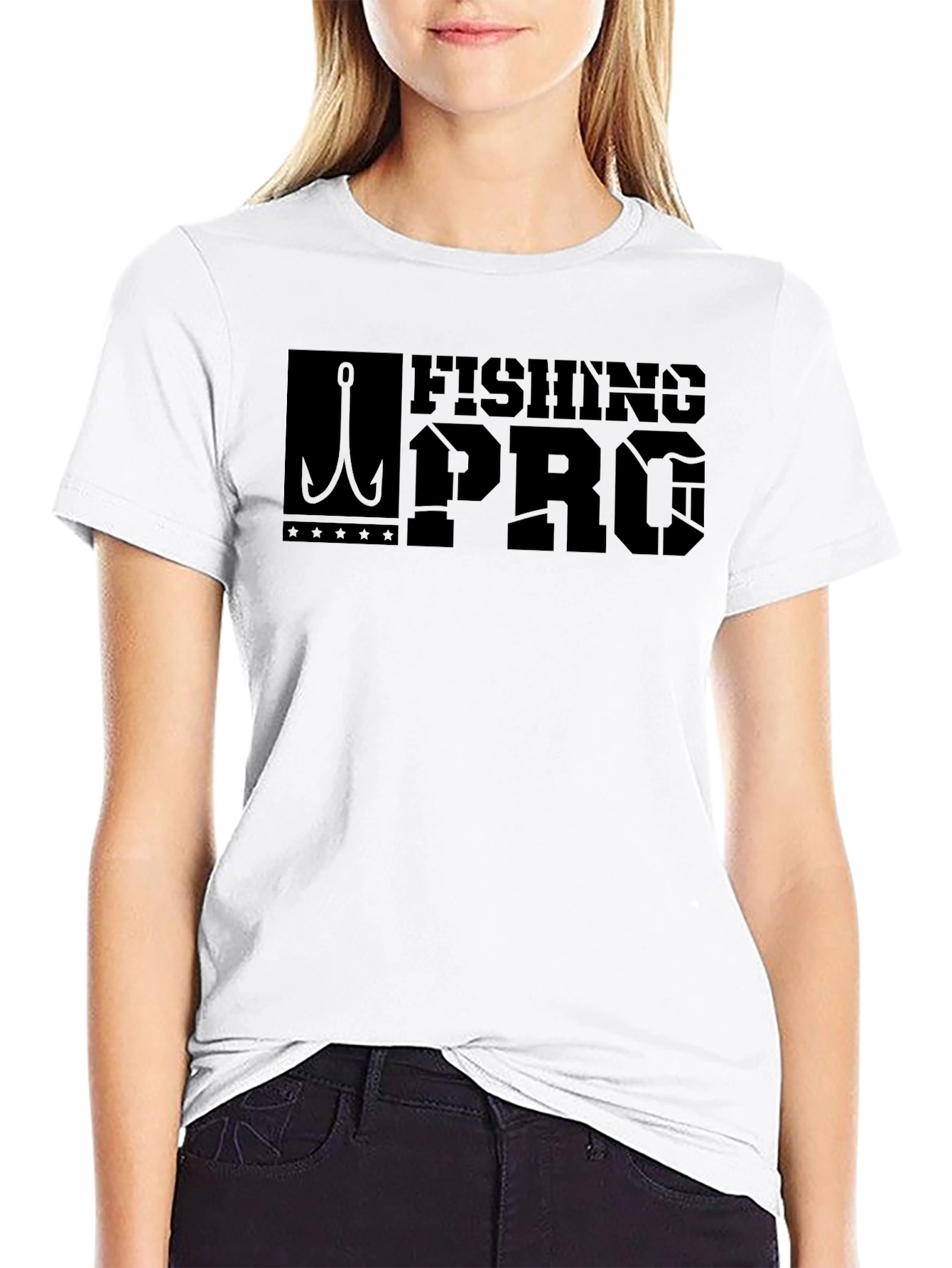 Fishing Pro Black Graphic T-Shirt