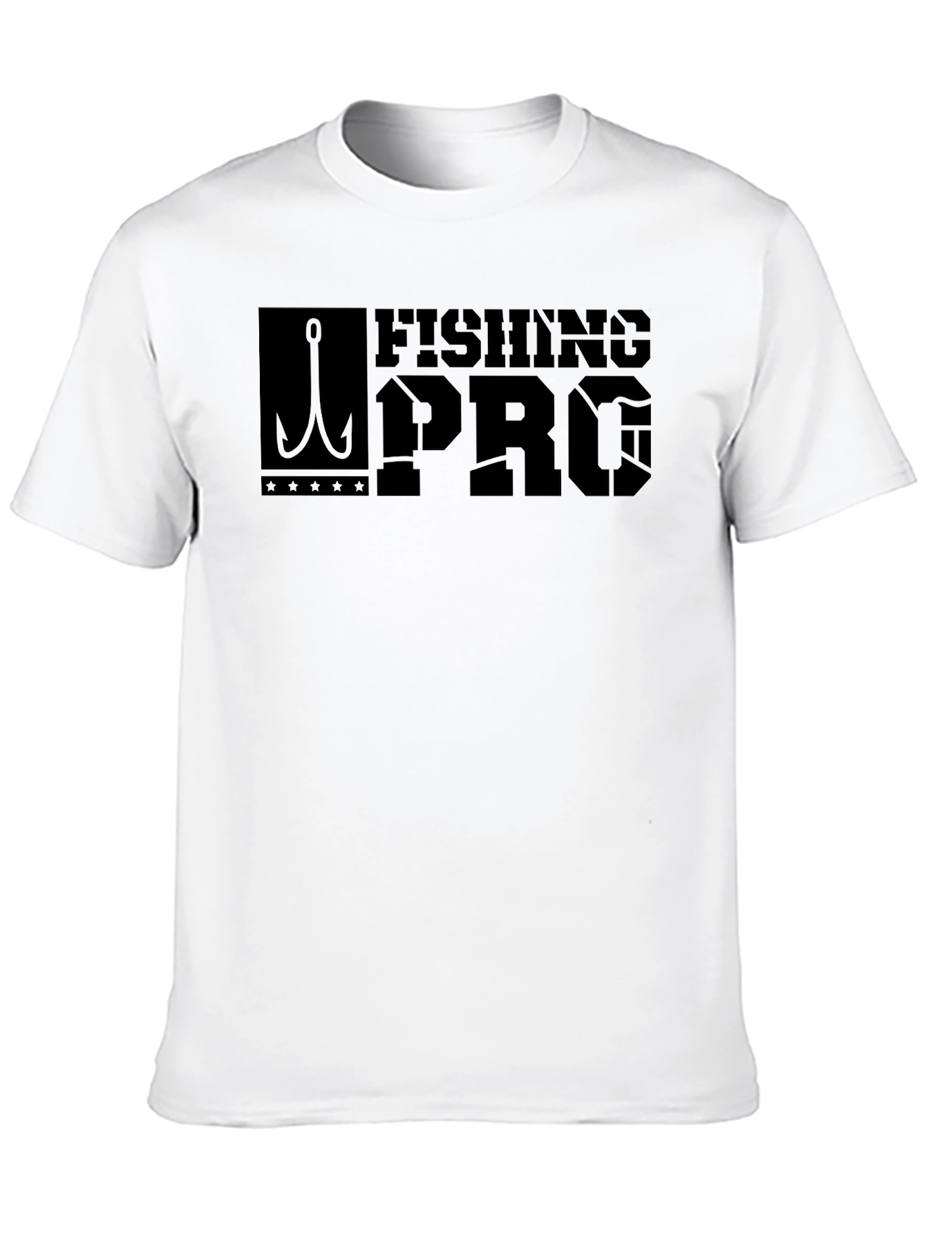 Fishing Pro Black Graphic T-Shirt