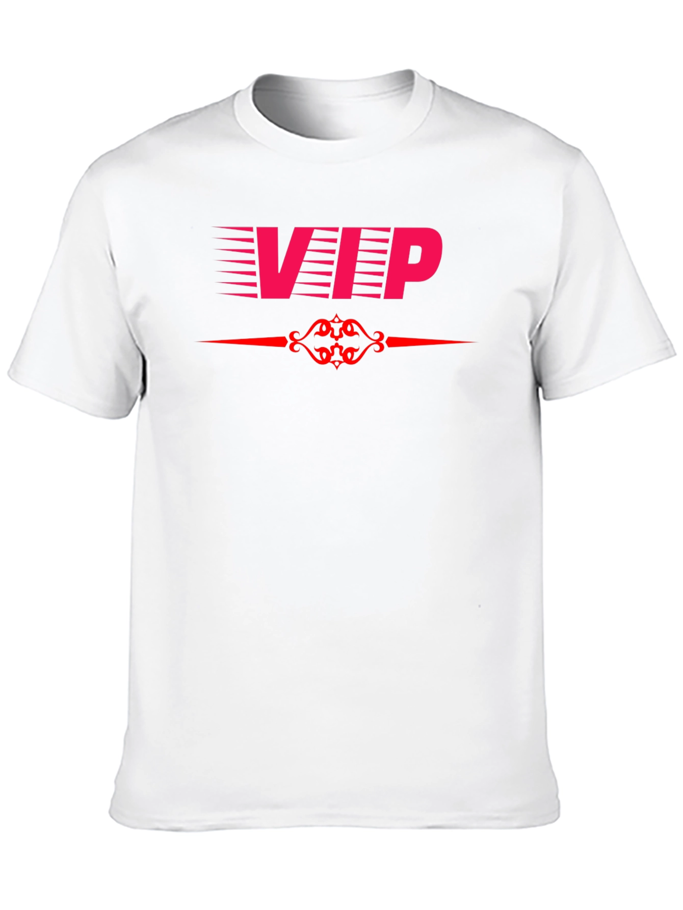 VIP Graphic Tee - Stylish Crew Neck