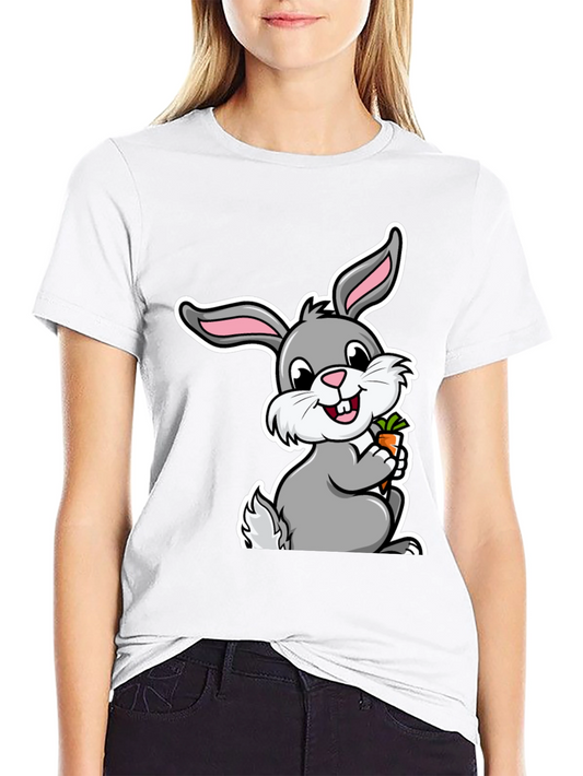 Cute Bunny Graphic T-Shirt - Easter Gift