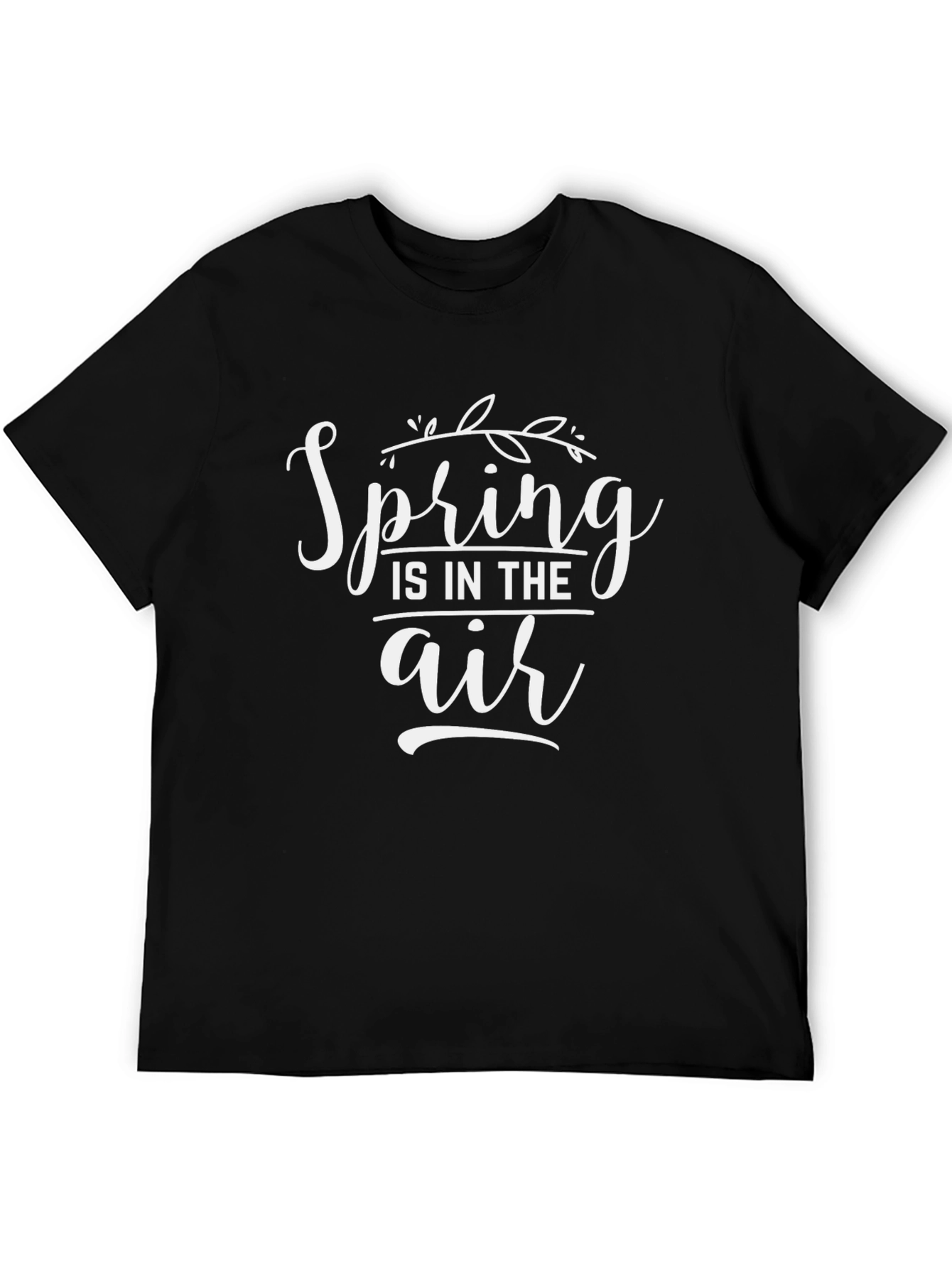 Spring is in the Air Graphic Tee - Black