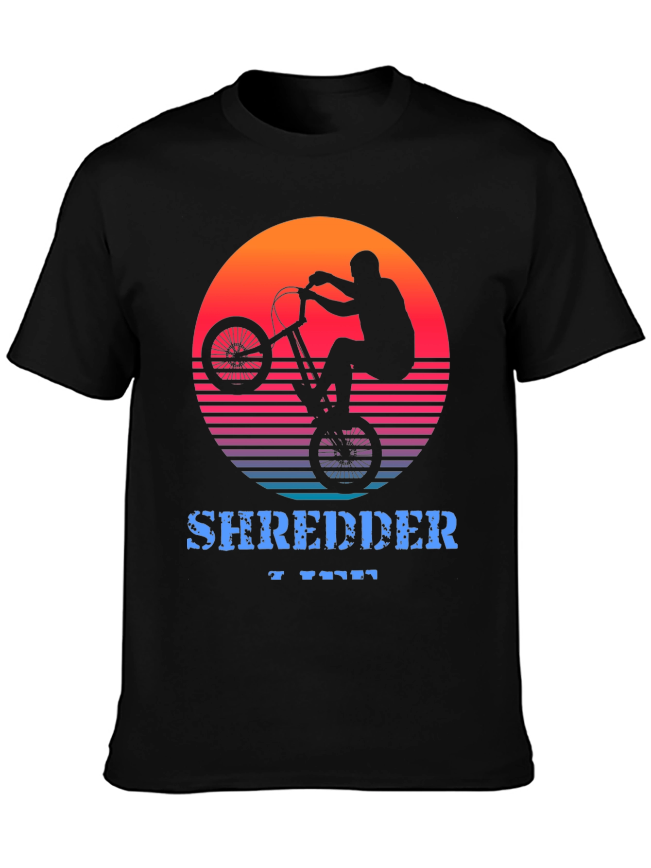 Shredder Life Graphic Tee - Retro Style Bike Shirt