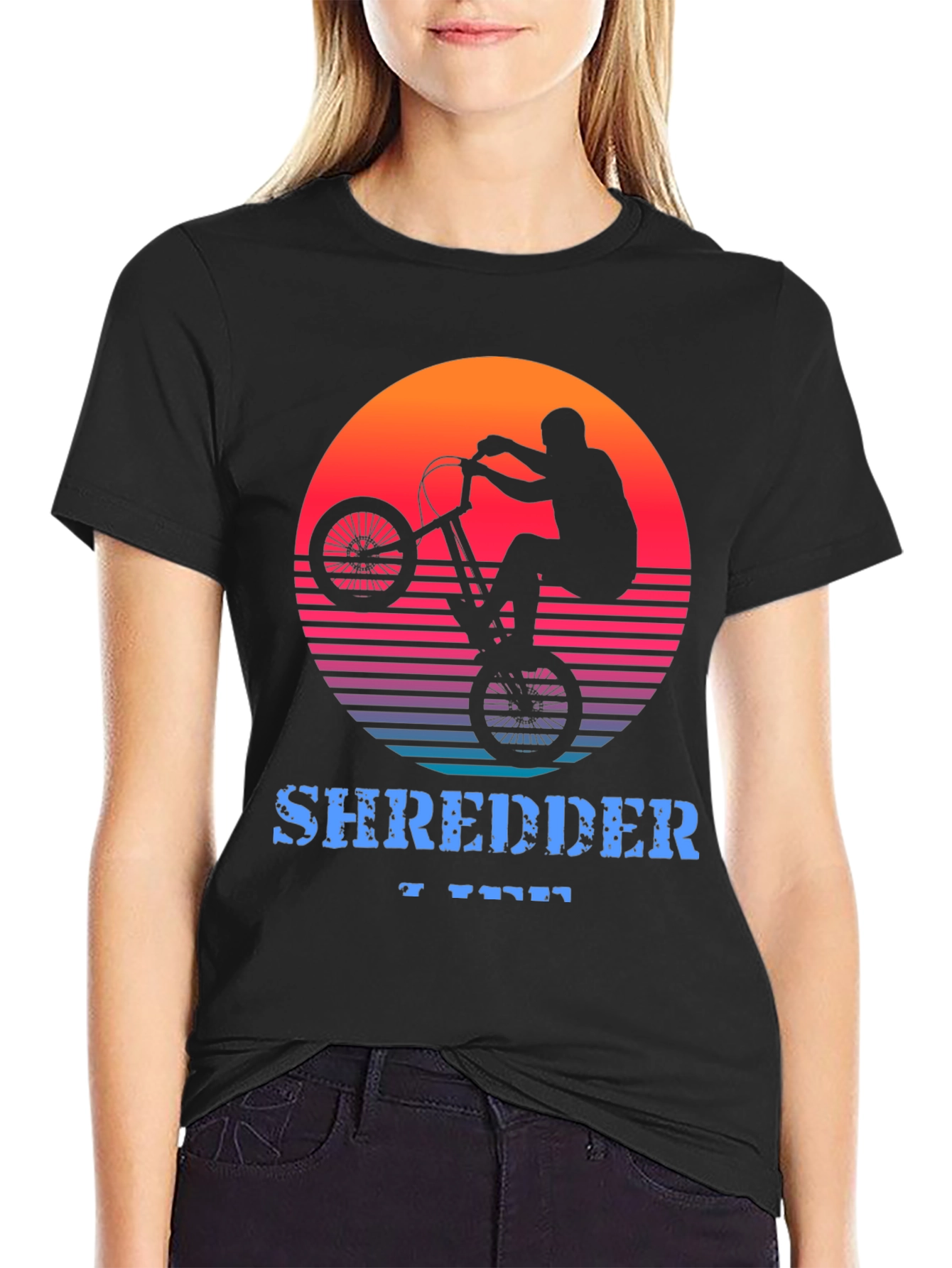 Shredder Life Graphic Tee - Retro Style Bike Shirt