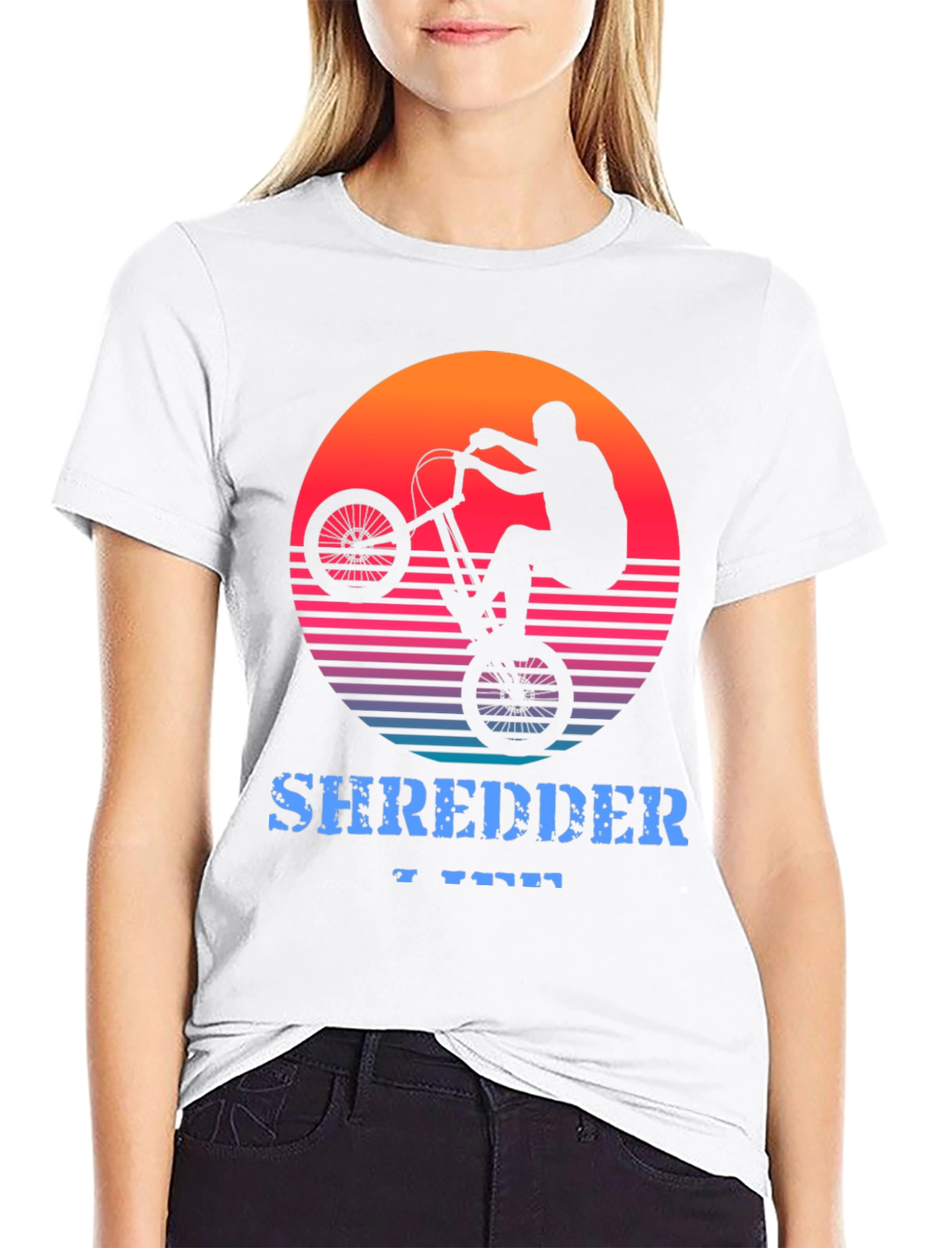 Shredder Life Graphic Tee - Retro Style Bike Shirt