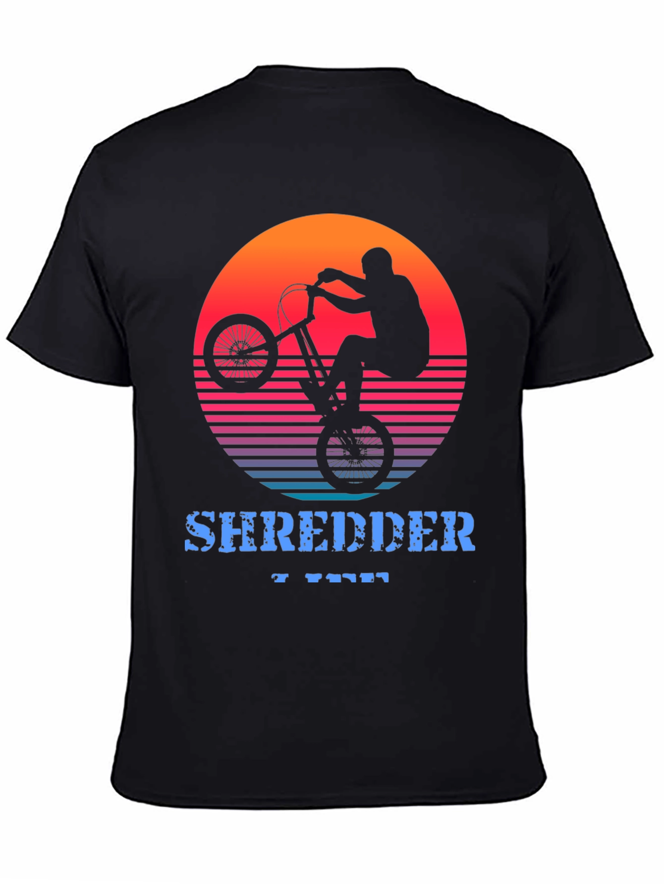 Shredder Life Graphic Tee - Retro Style Bike Shirt