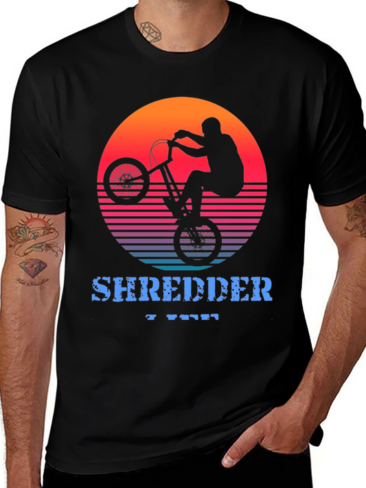 Shredder Life Graphic Tee - Retro Style Bike Shirt