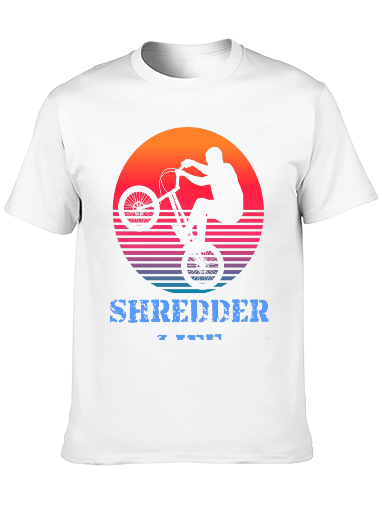 Shredder Life Graphic Tee - Retro Style Bike Shirt