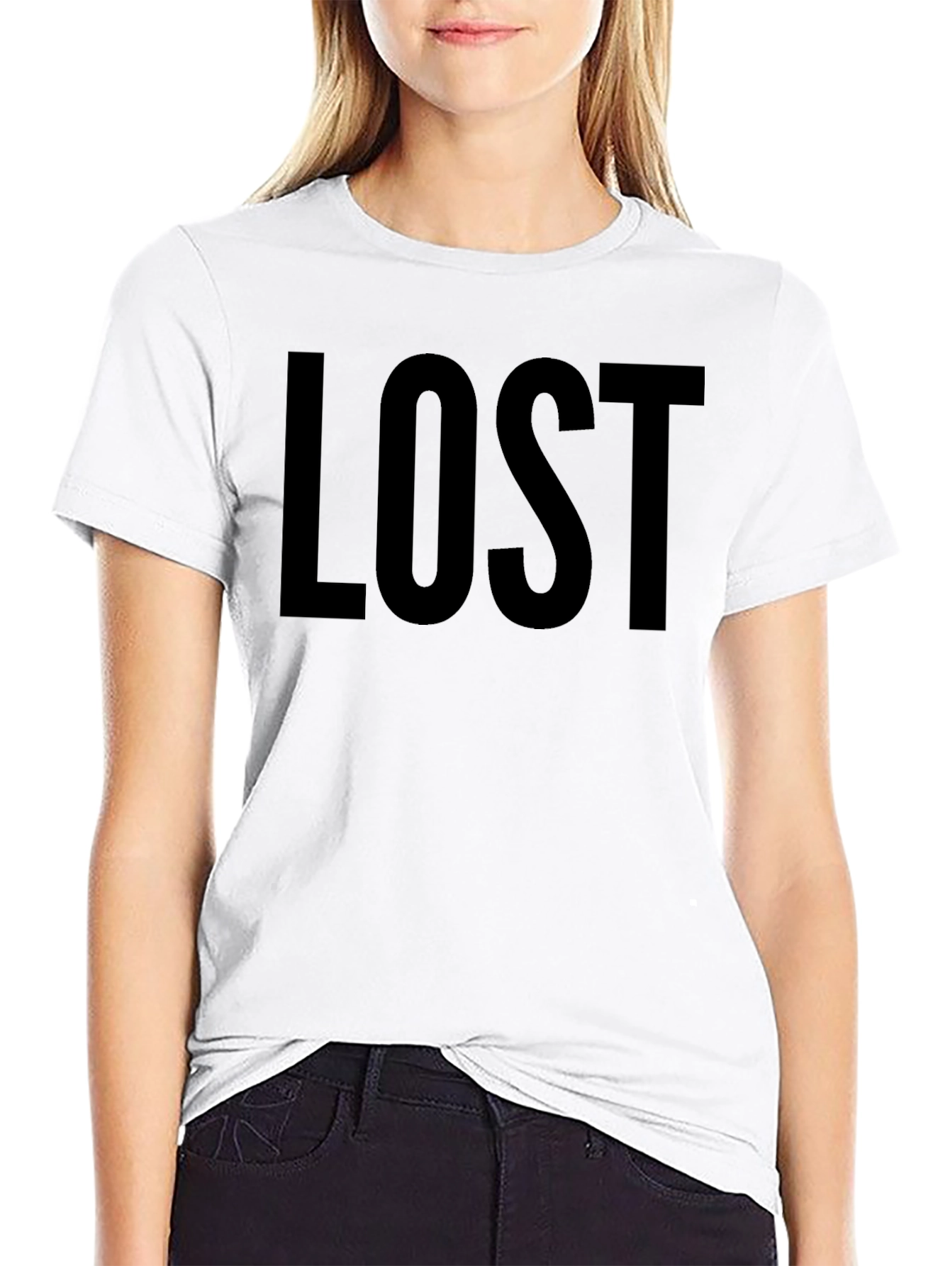 Lost Graphic Tee - Mens Cotton T-Shirt