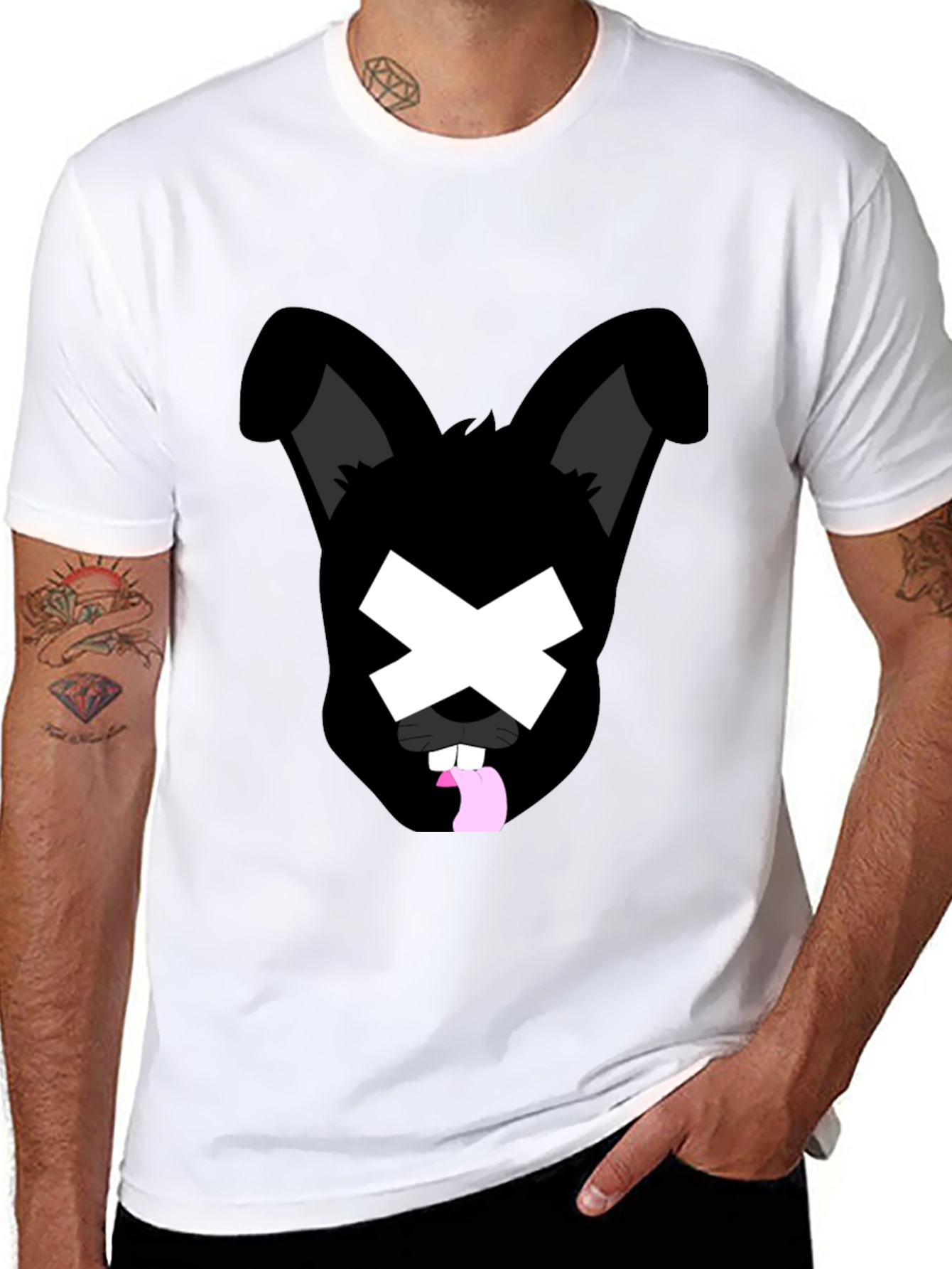 Edgy Rabbit Graphic Tee