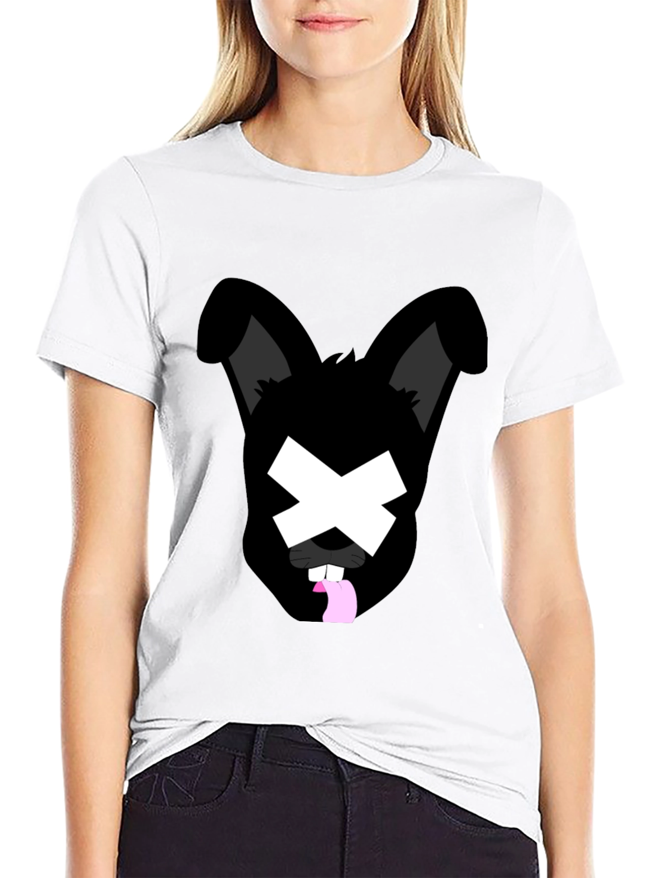 Edgy Rabbit Graphic Tee
