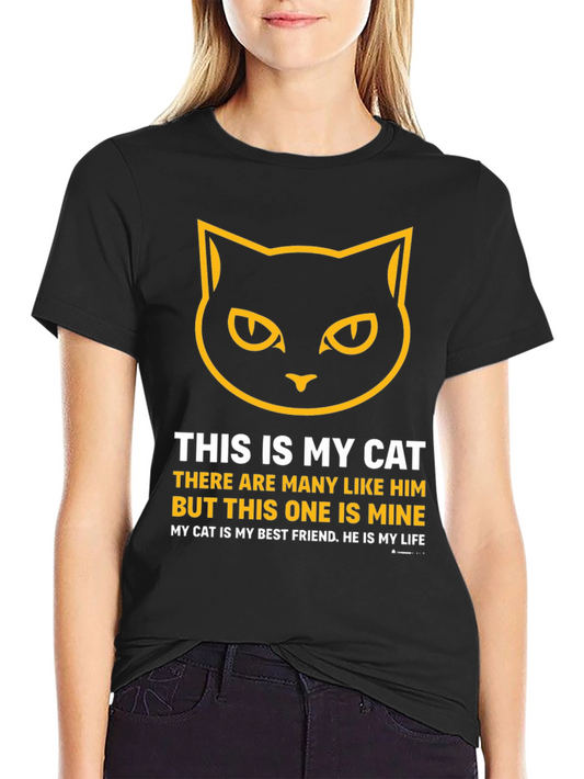 This Is My Cat T-Shirt Cat Lover Tee