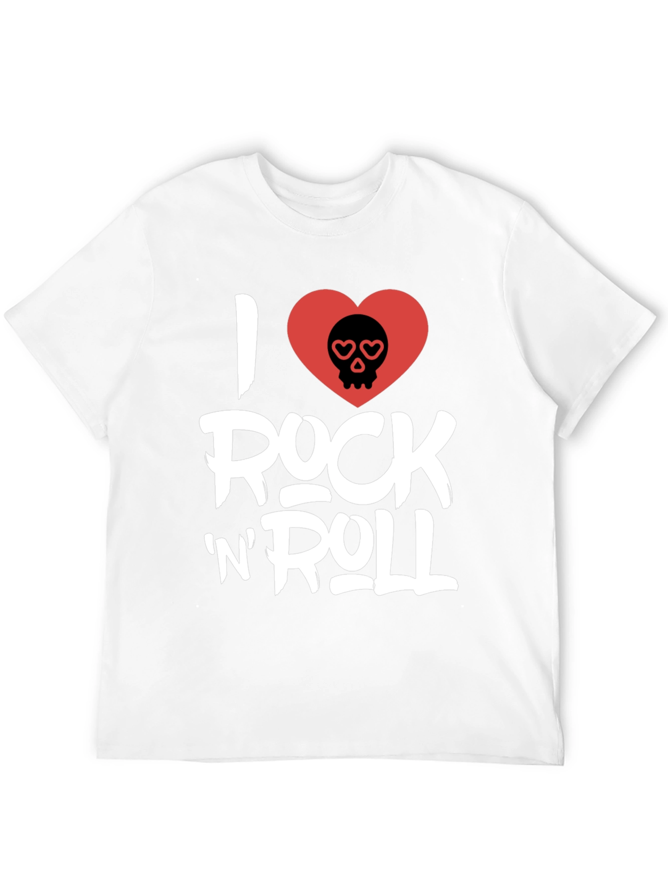 I Love Rock N Roll Black Graphic Tee