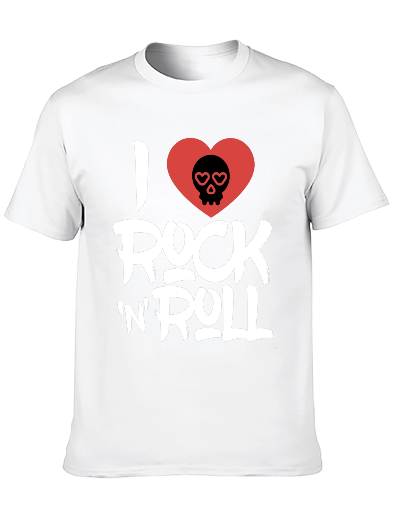 I Love Rock N Roll Black Graphic Tee