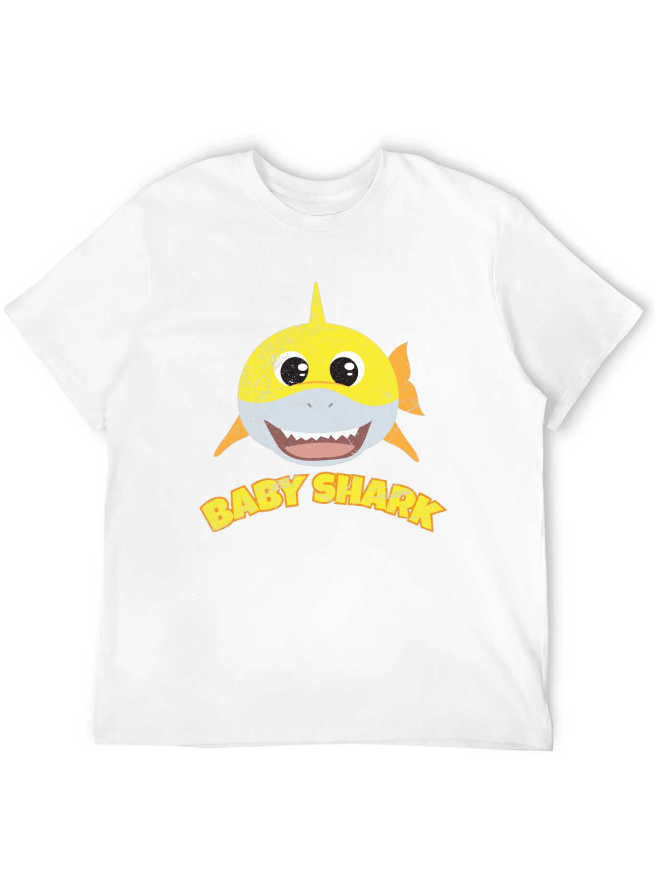 Baby Shark Graphic Print Mens T-Shirt