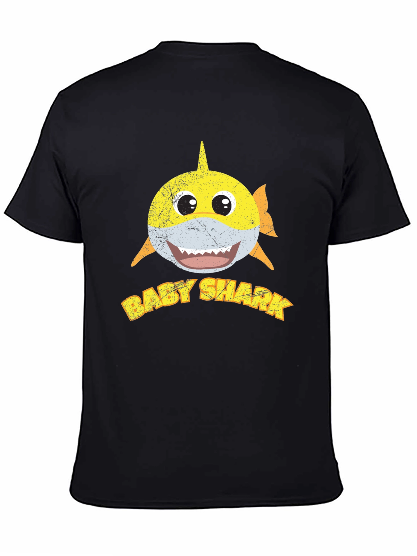 Baby Shark Graphic Print Mens T-Shirt