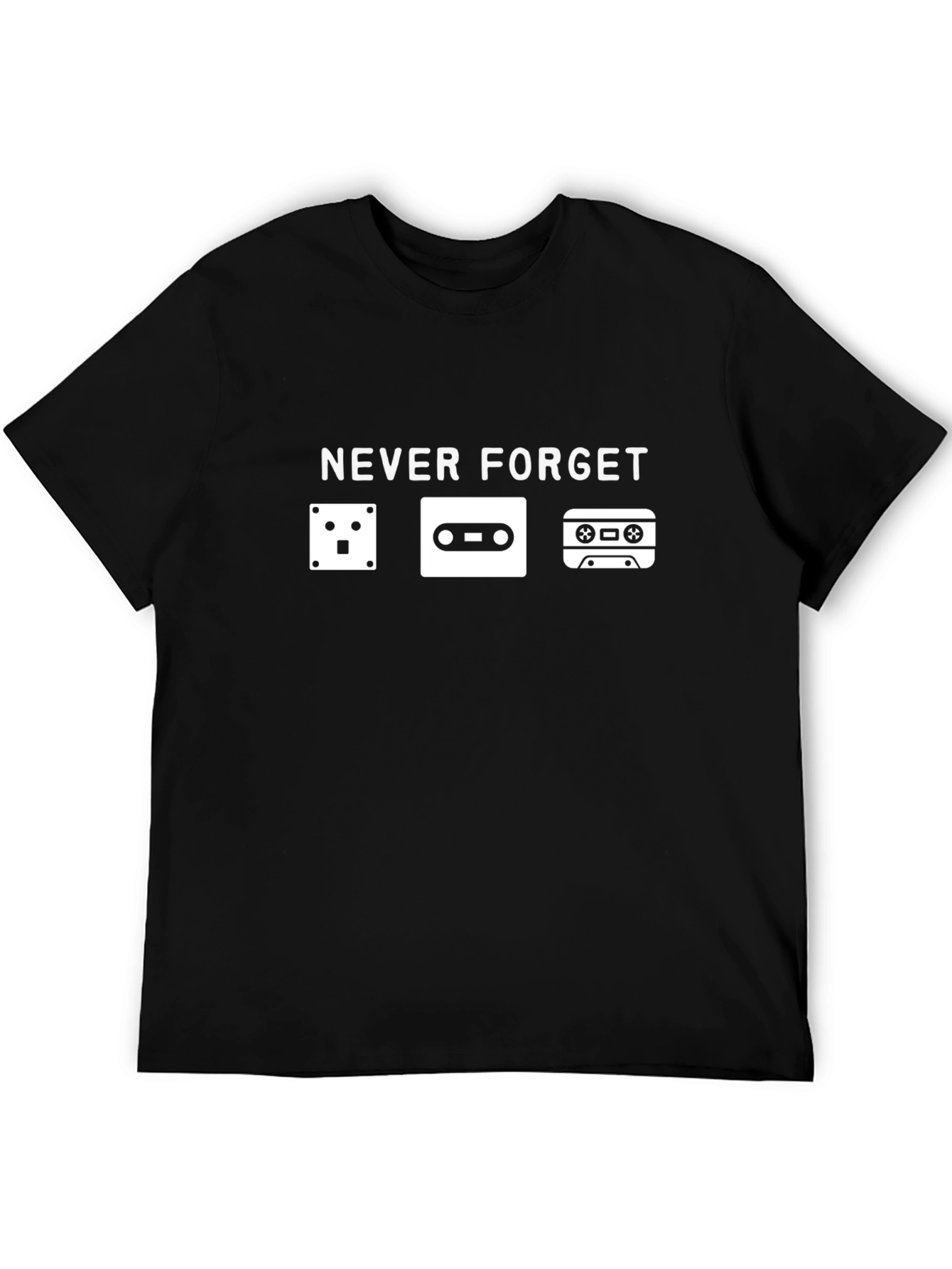 Never Forget Analog T-Shirt - Black